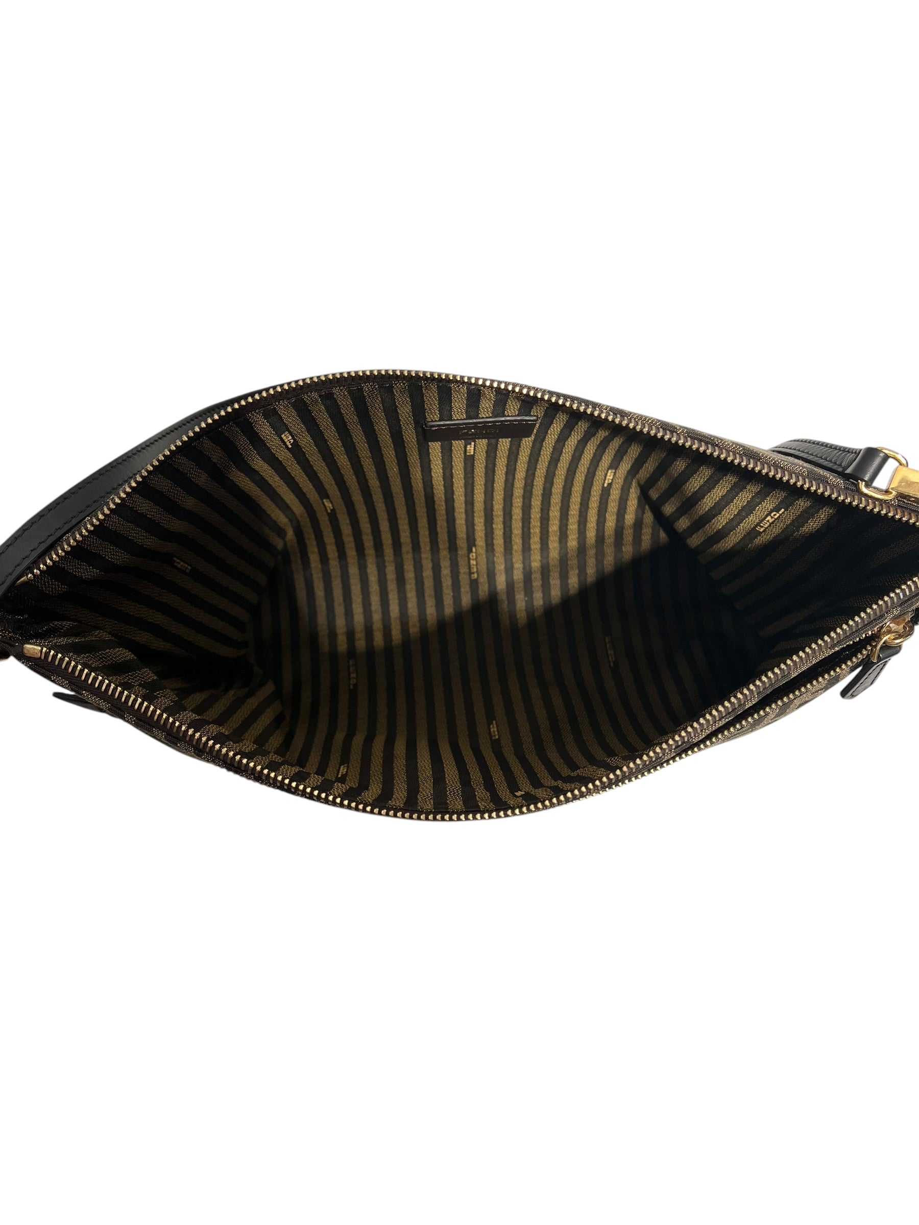 FENDI/Clutch Bag/All Over Print/BRW/FF CLUTCH BAG view 3