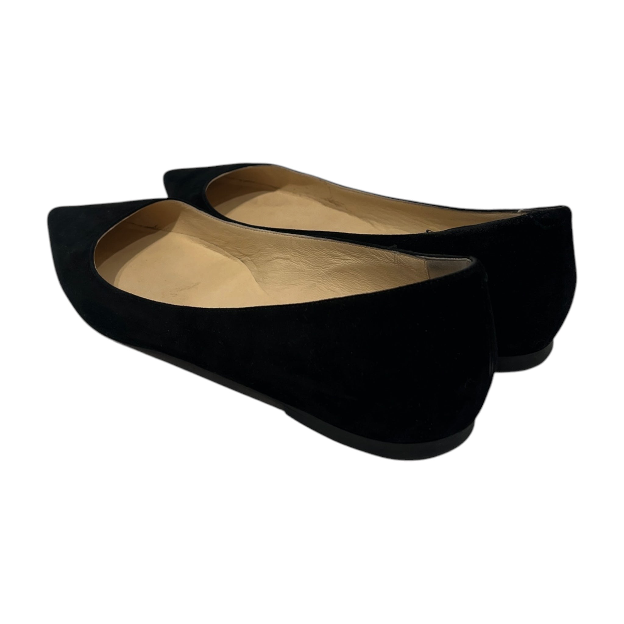 JIMMY CHOO/Flat Shoes/EU 40/Suede/BLK/POINT SHOE/ FLAT view 2