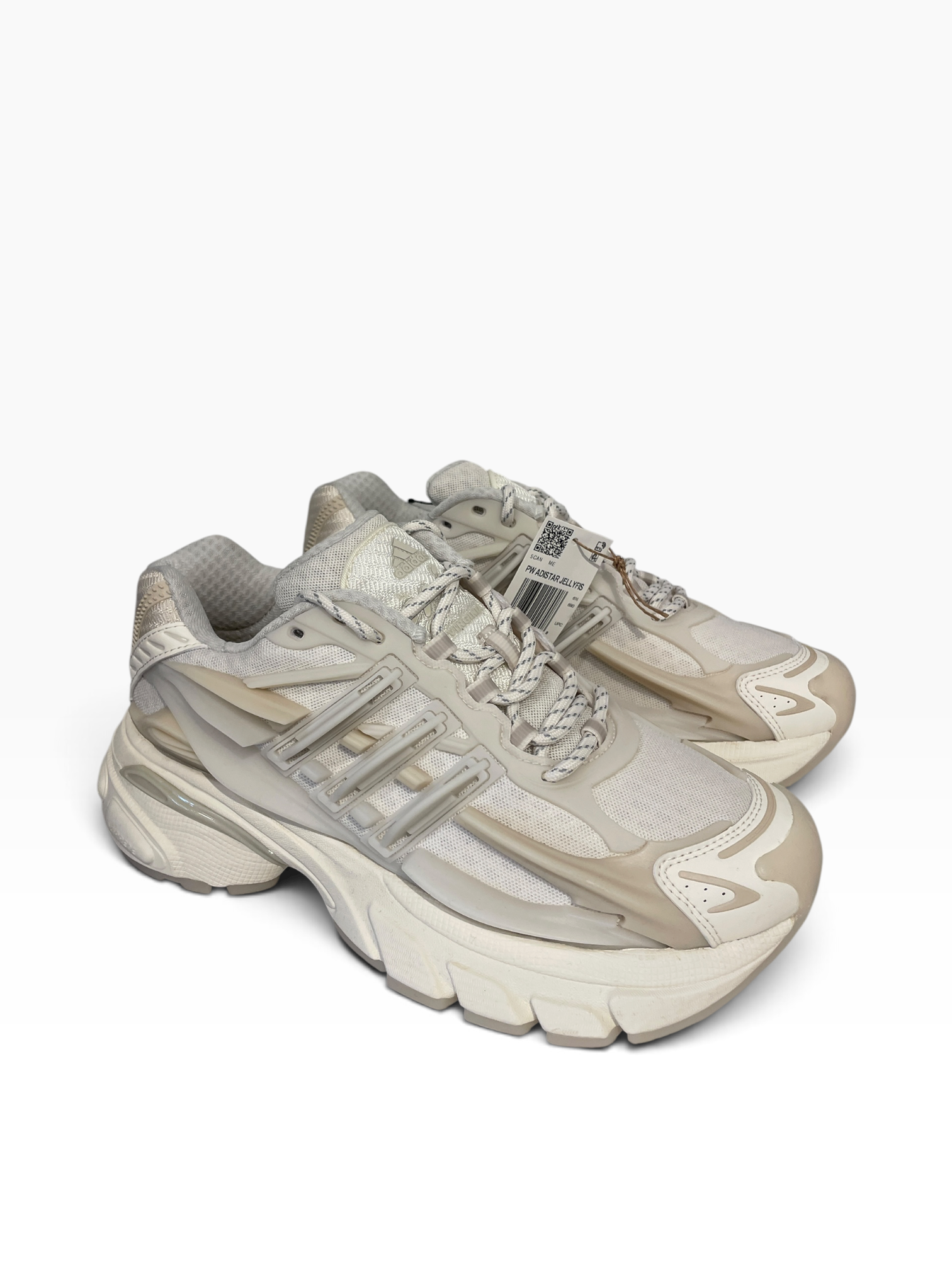 adidas/Low-Sneakers/US 7/Cotton/CRM/PW ADISTAR JELLYFISH TRIP WHT view 1
