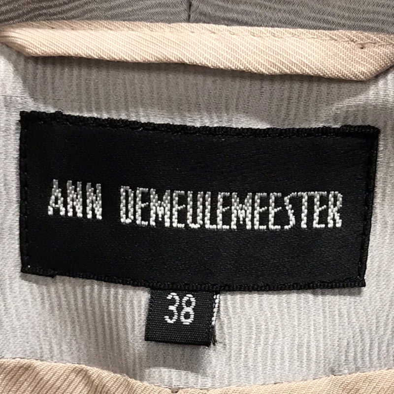 ANN DEMEULEMEESTER/LS Dress/38/Silk/SLV/