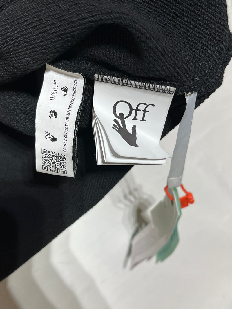OFF-WHITE/Hoodie/XS/Cotton/BLK/new with tag