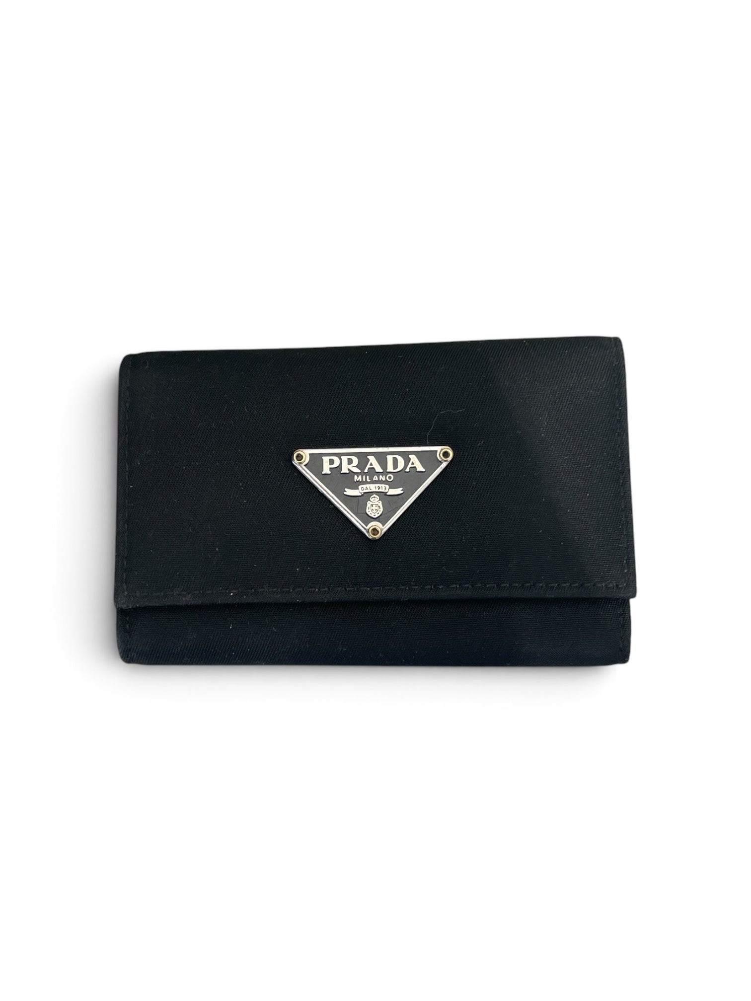 PRADA/Wallet/Nylon/BLK/M's/unisex/keyholder view 1