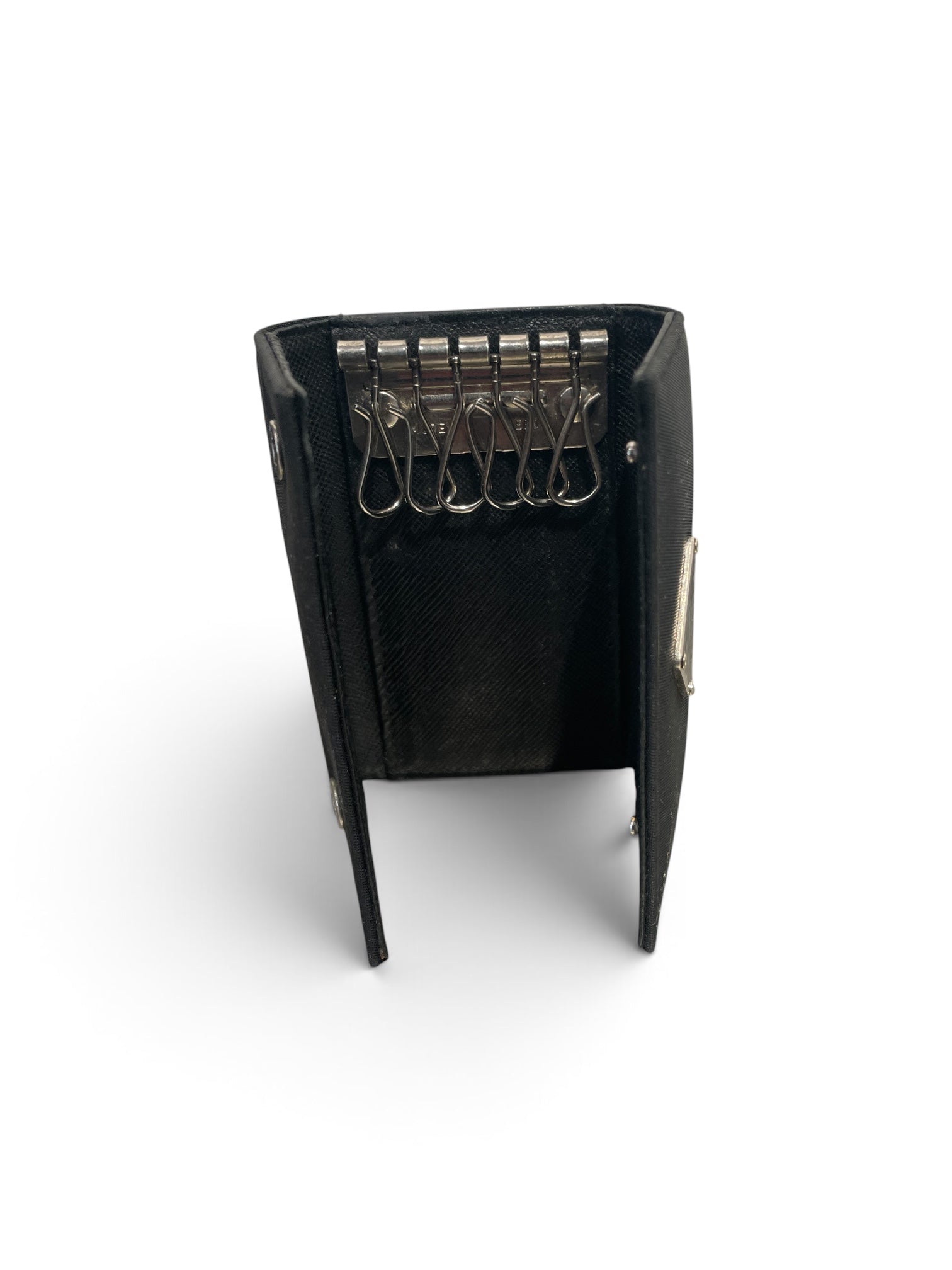 PRADA/Wallet/Nylon/BLK/M's/unisex/keyholder view 2