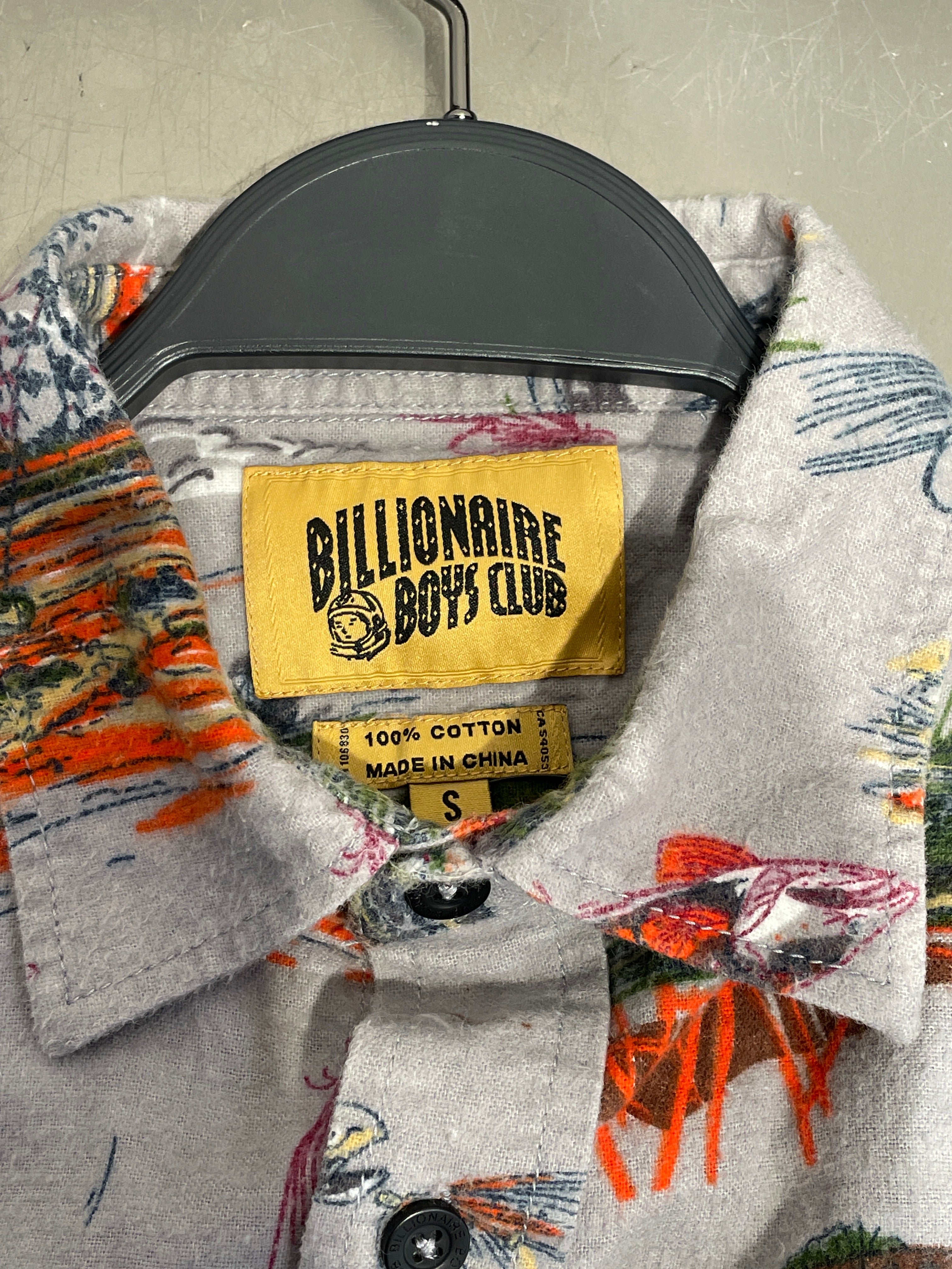 BILLIONAIRE BOYS CLUB/LS Shirt/S/Cotton/MLT/All Over Print/Fishing theme view 3