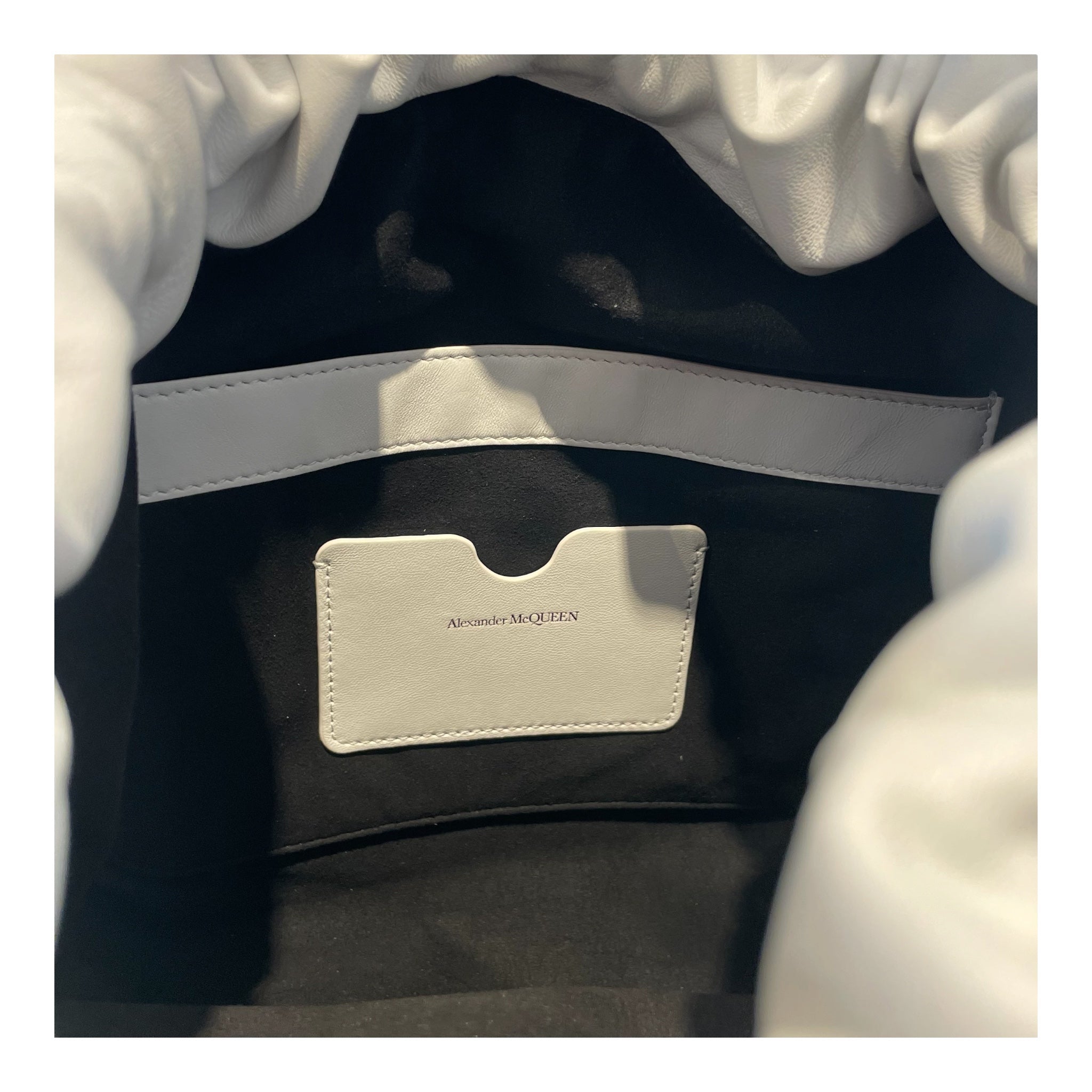Alexander McQueen/Tote Bag/Leather/WHT/THE BALL BUNDLE SHOULDER BAG view 5