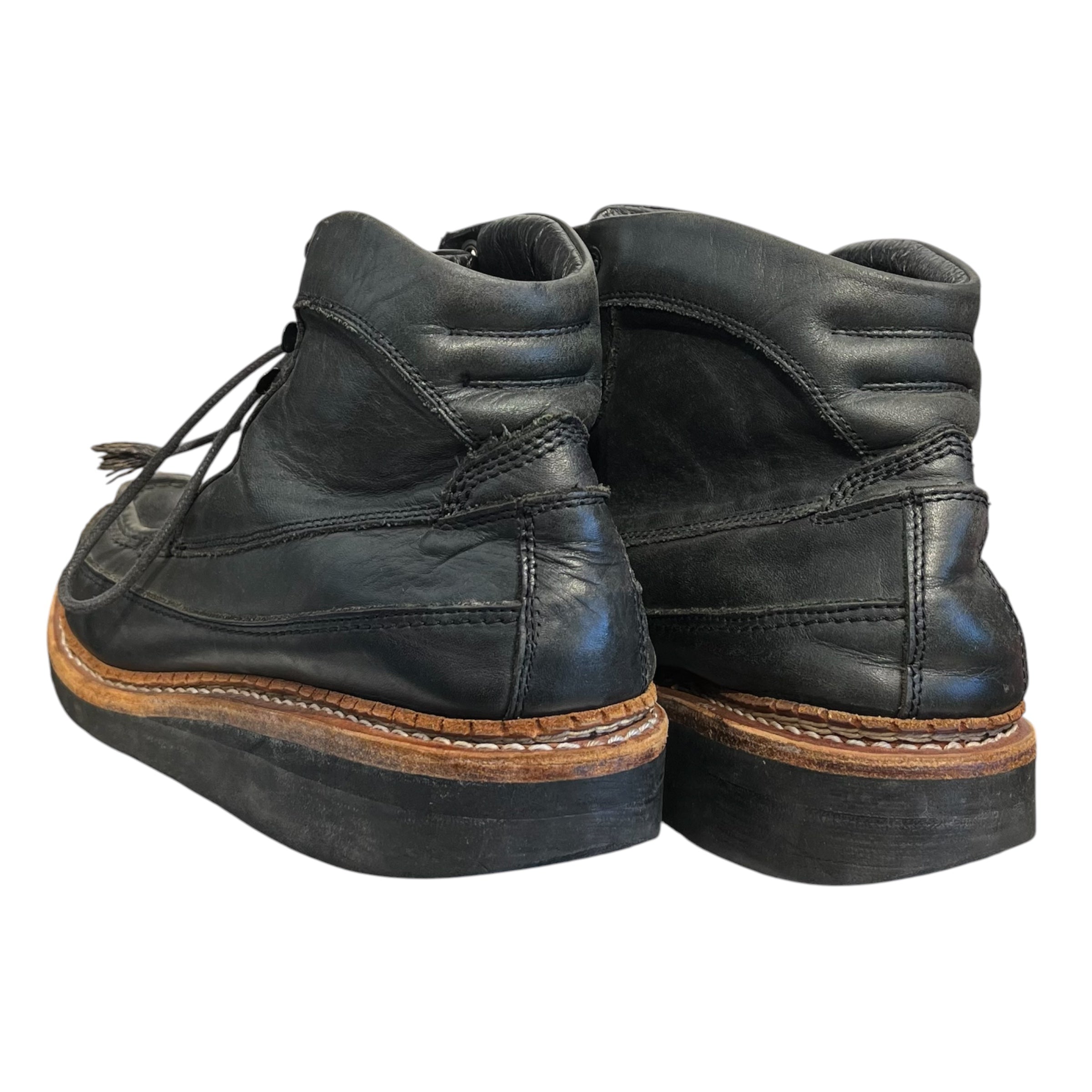 whoop'-de-doo'/Hi-Sneakers/Leather/BLK/jp brand view 2