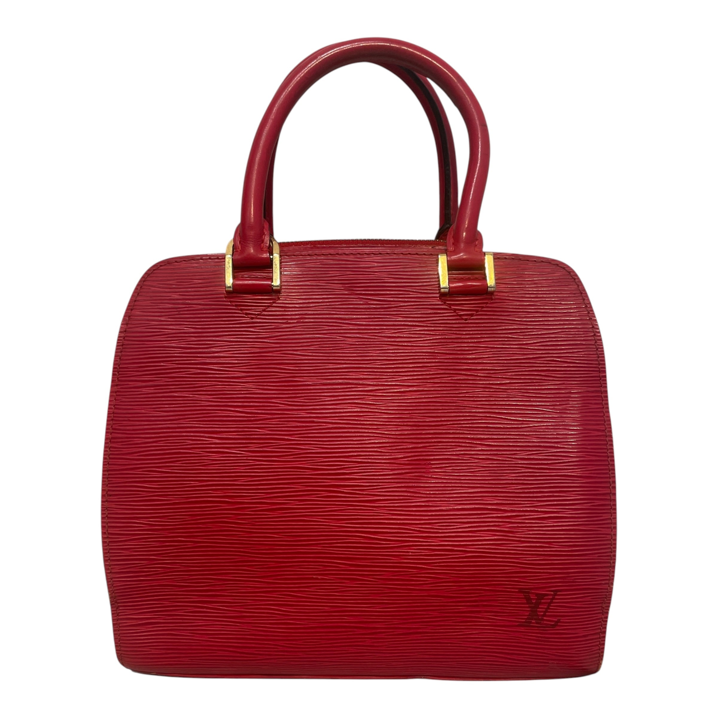 LOUIS VUITTON/Bag/Leather/RED/EPI Leather Hand Bag view 1