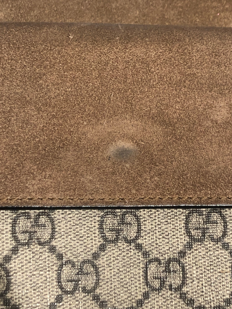 GUCCI/Cross Body Bag/All Over Print/Leather/KHK/DIONYSUS