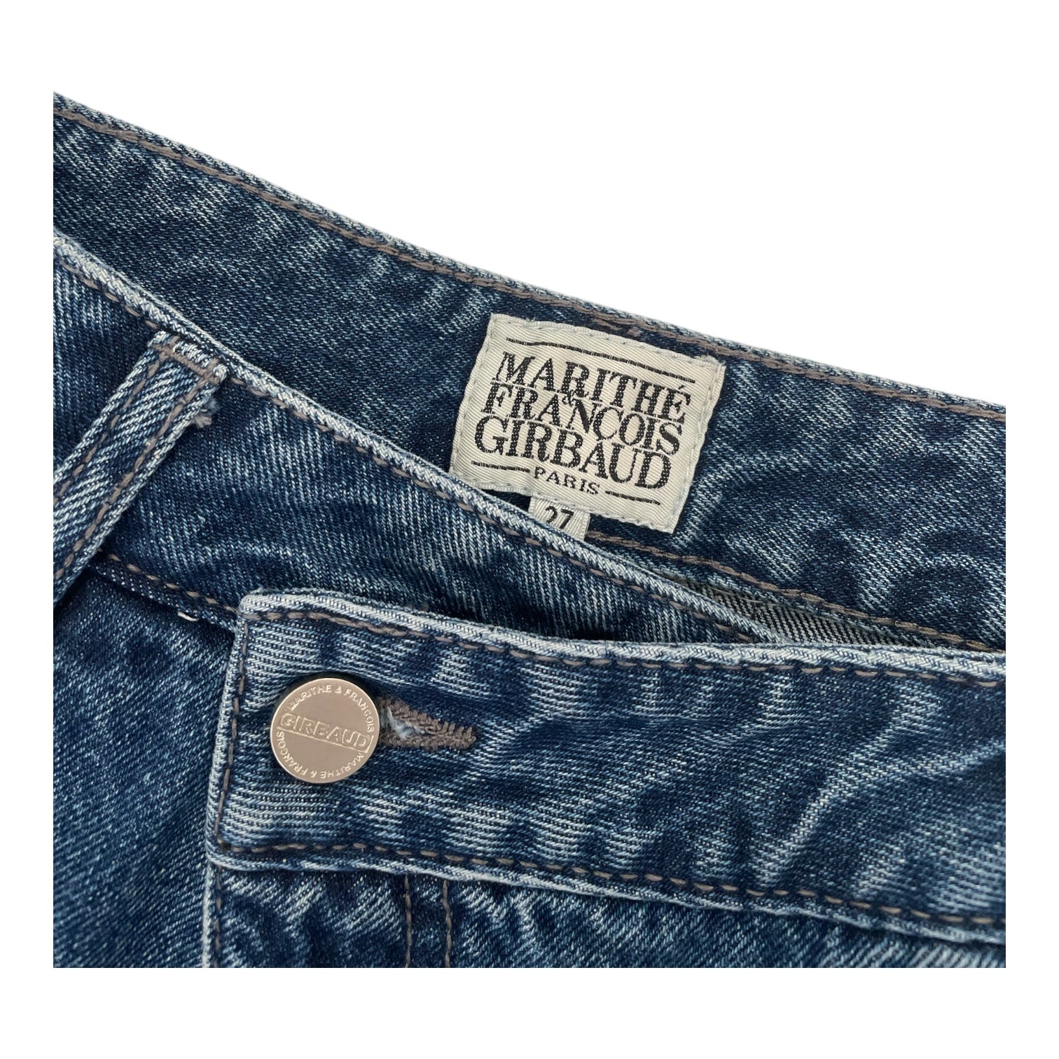 MARITHE FRANCOIS GIRBAUD/Straight Pants/27/Cotton/IDG/ view 3