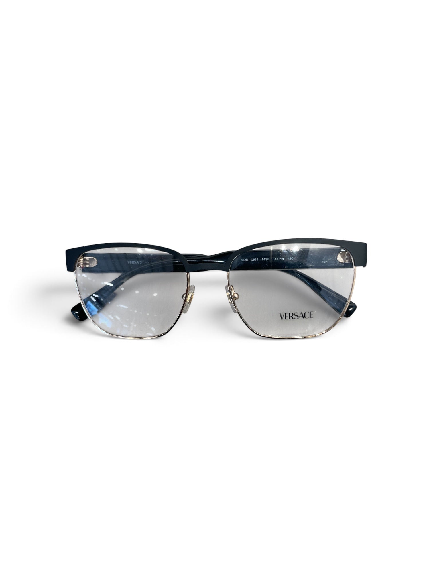 VERSACE/Sunglasses/Plastic/BLK/M's/gold view 1