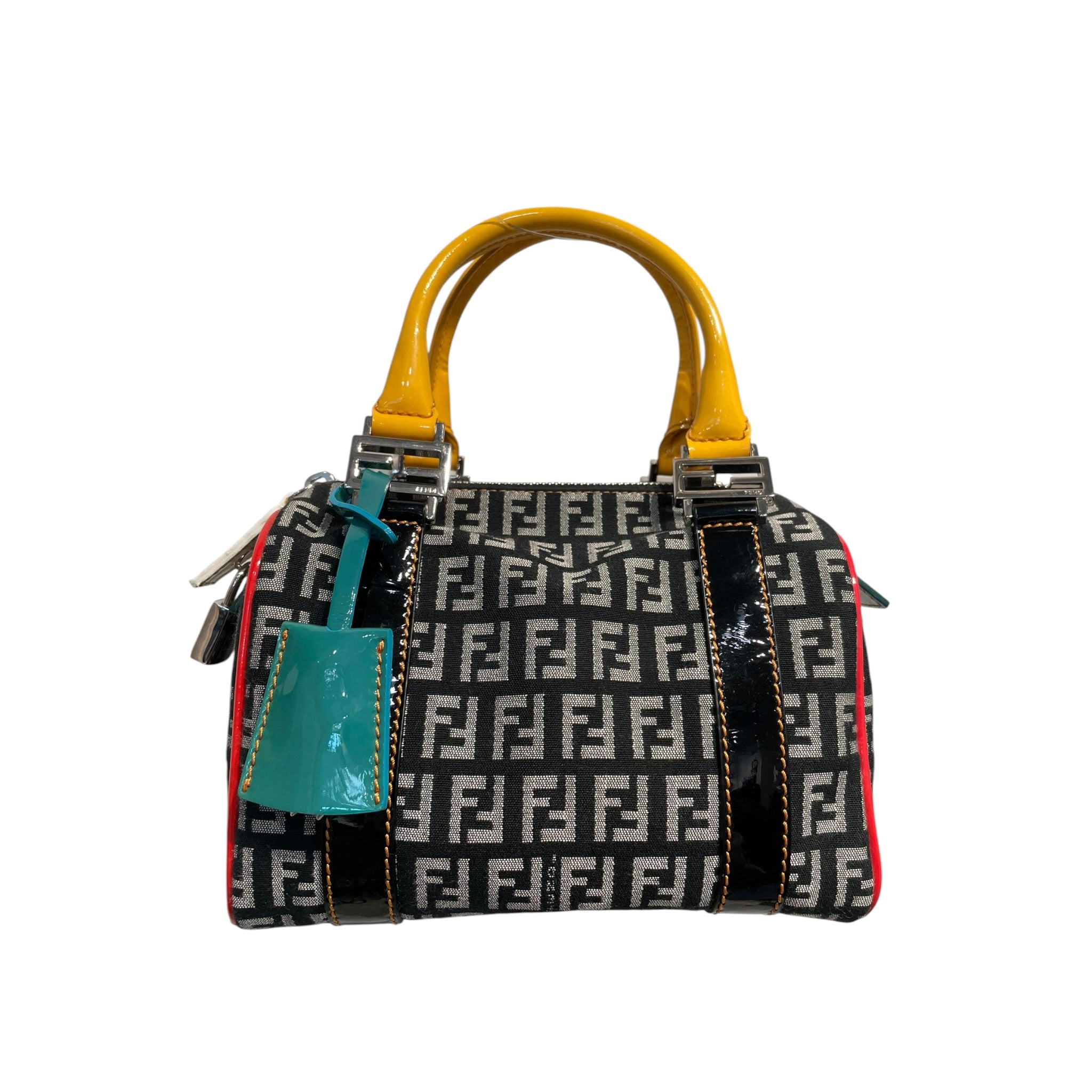 FENDI/Hand Bag/Monogram/BLK/Fendi Forever Bauletto Mini view 1