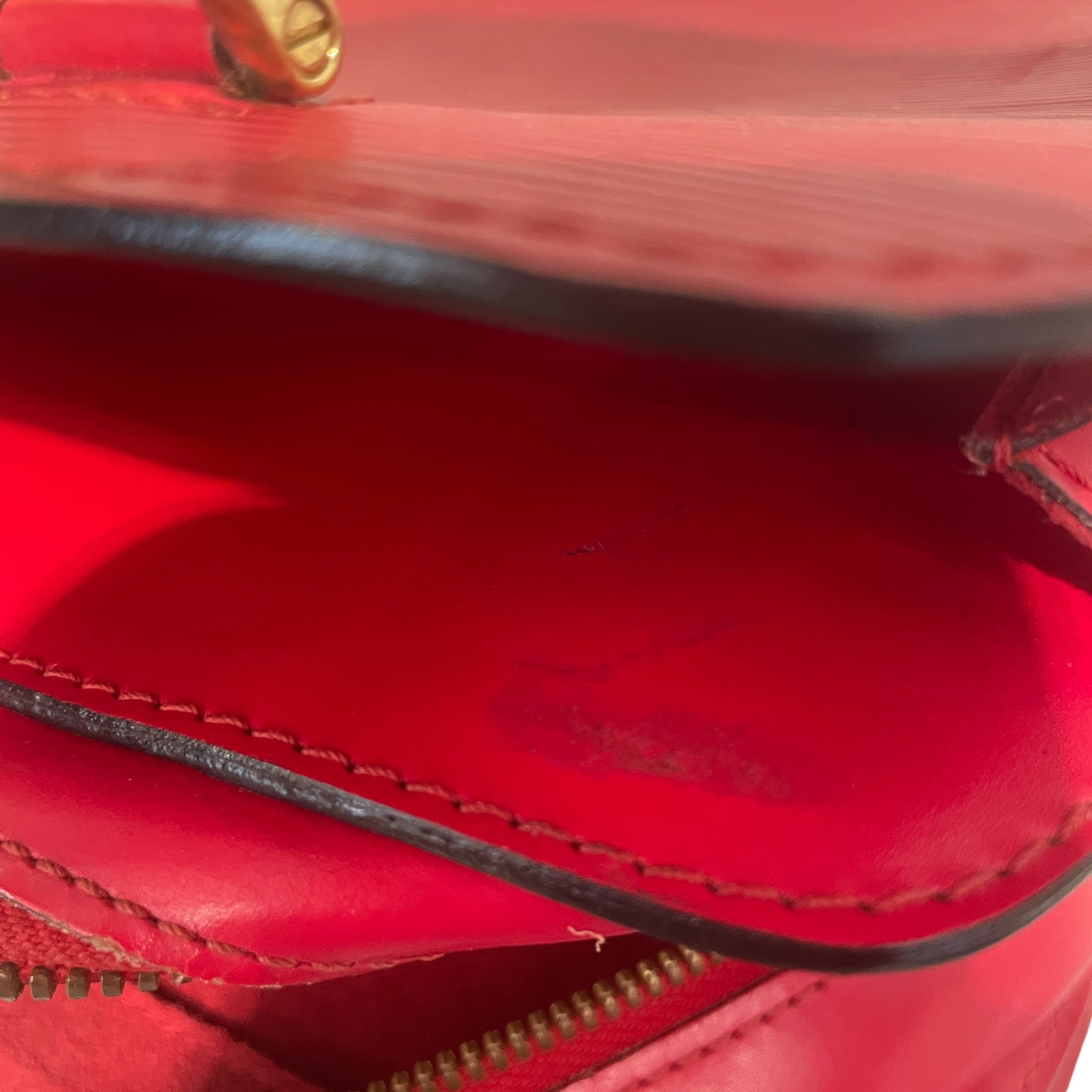 LOUIS VUITTON/Bag/Leather/RED/EPI Leather Hand Bag view 11