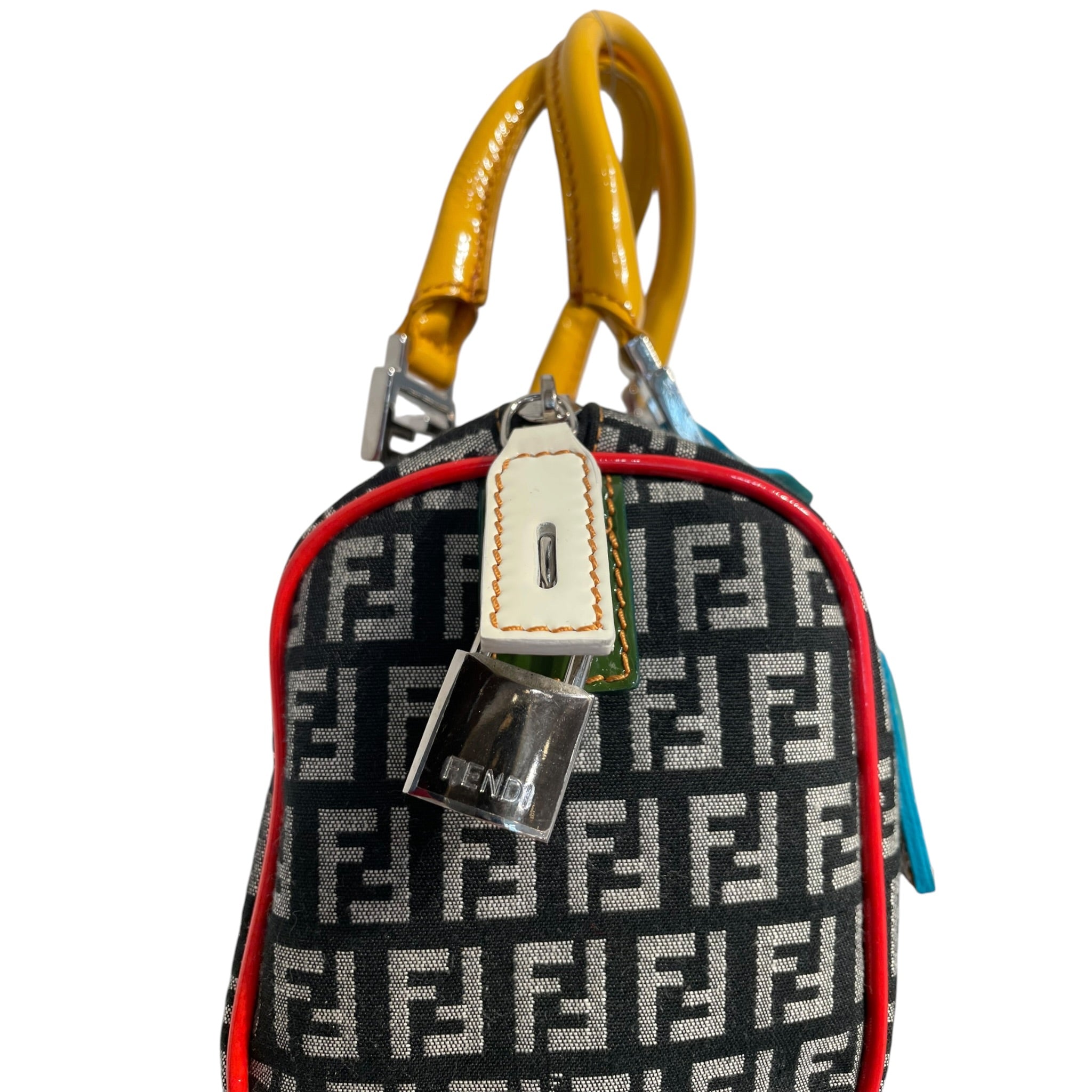 FENDI/Hand Bag/Monogram/BLK/Fendi Forever Bauletto Mini view 3