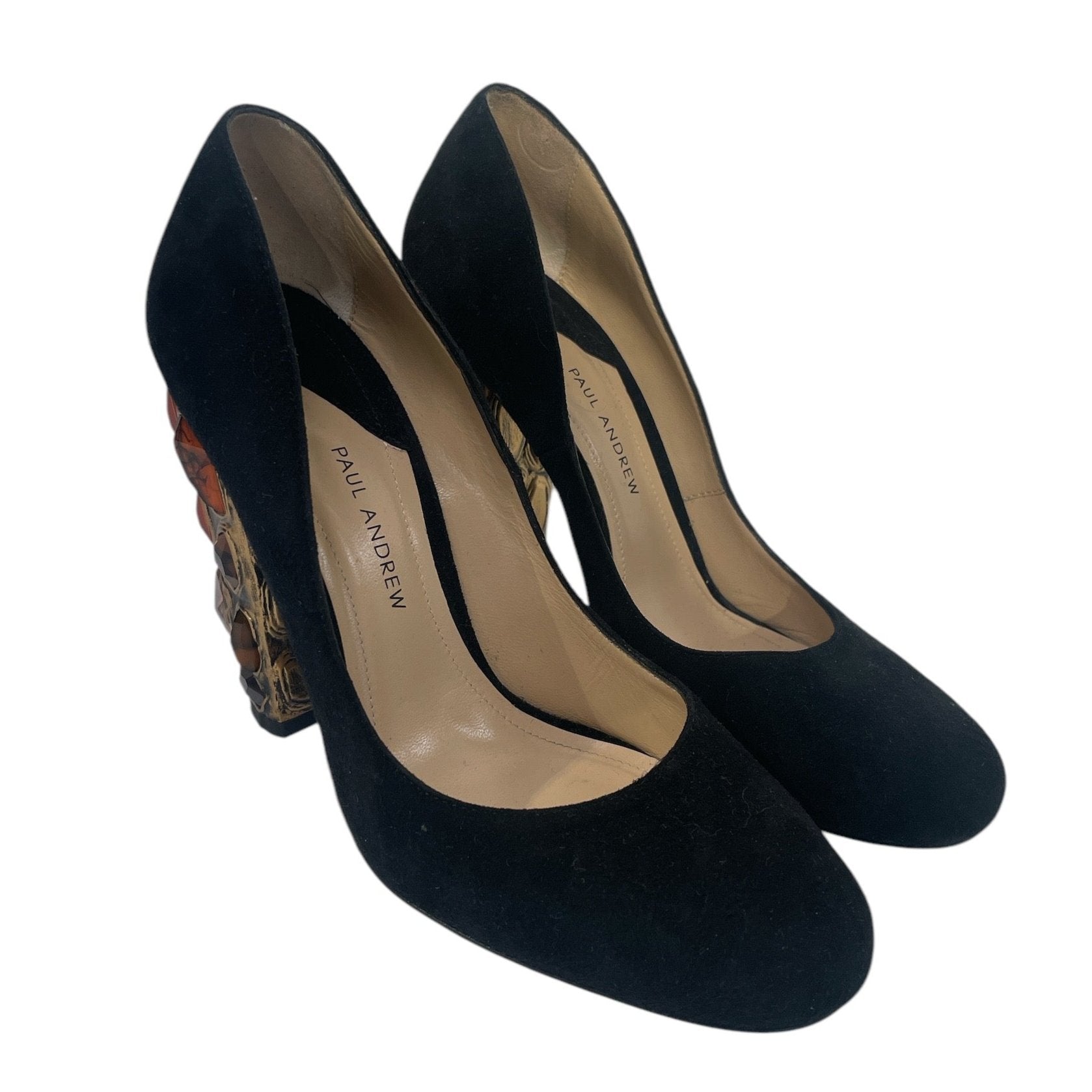 Paul Andrew/Dress Shoes/US 6/Suede/BLK/ view 1