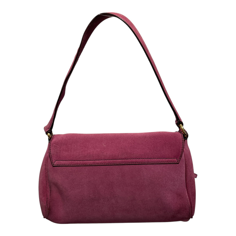 PRADA/Hand Bag/Suede/PNK/Pink suede