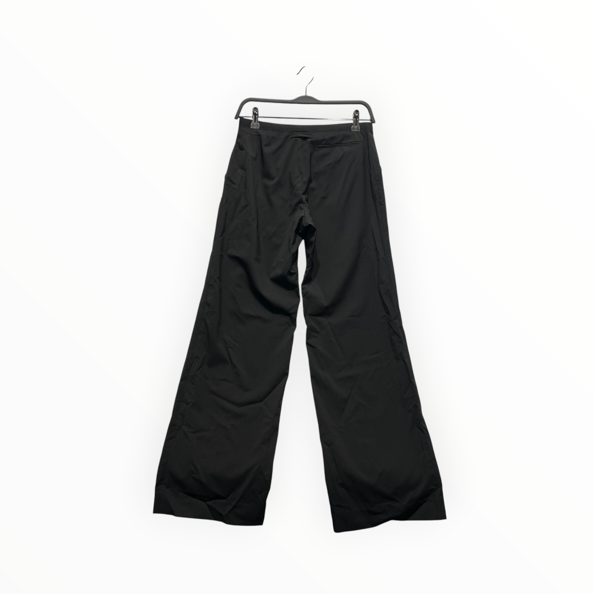 Jean Paul GAULTIER FEMME/Wide Leg Pants/6/Wool/BLK/classic trousers view 2