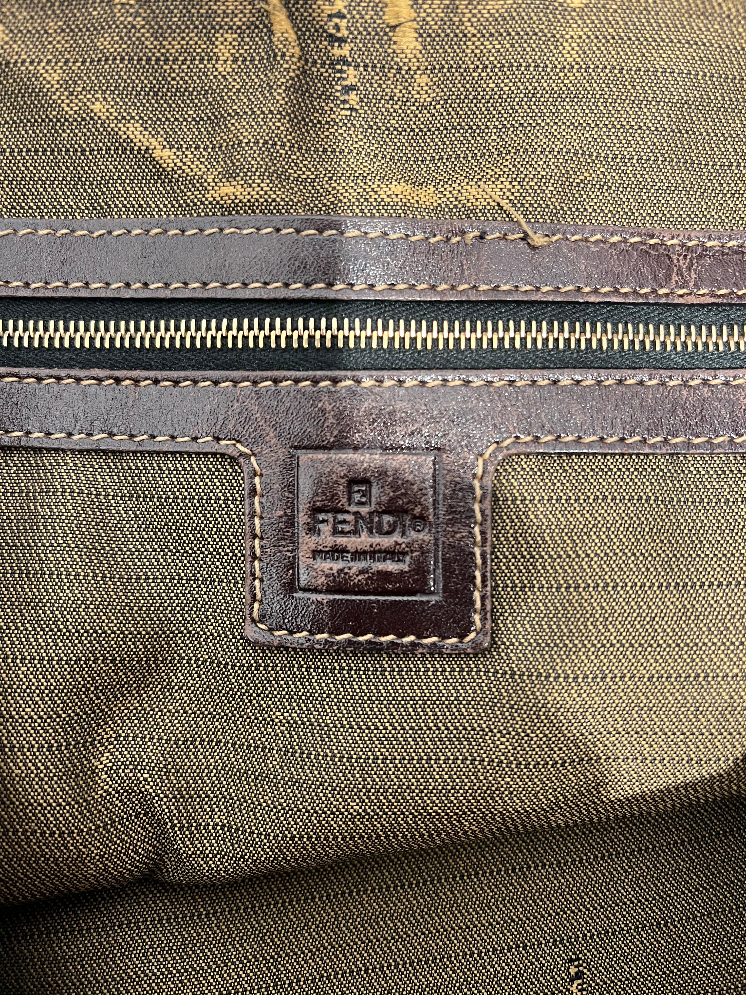 FENDI/Tote Bag/Monogram/Cotton/GLD/Zucca Hobo Bag view 6