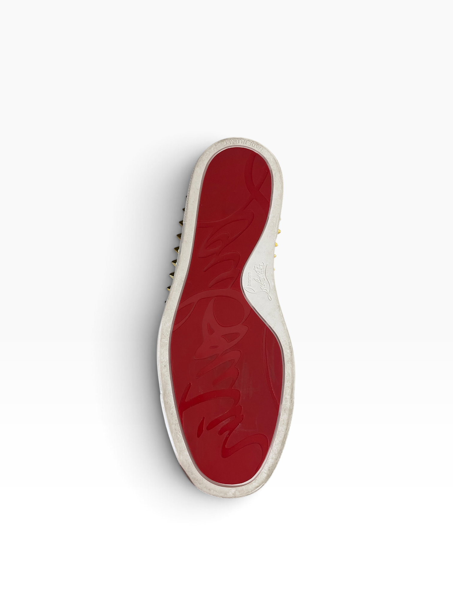 Christian Louboutin/Low-Sneakers/EU 35.5/Camouflage/GRN/spike leaf print slip on 35.5 view 3