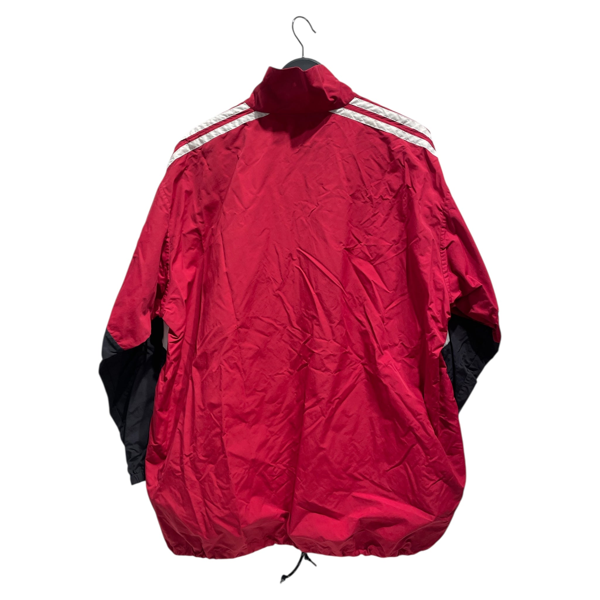 BALENCIAGA/Windbreaker/L/Nylon/RED/Single Breasted/balenciaga across chest view 2