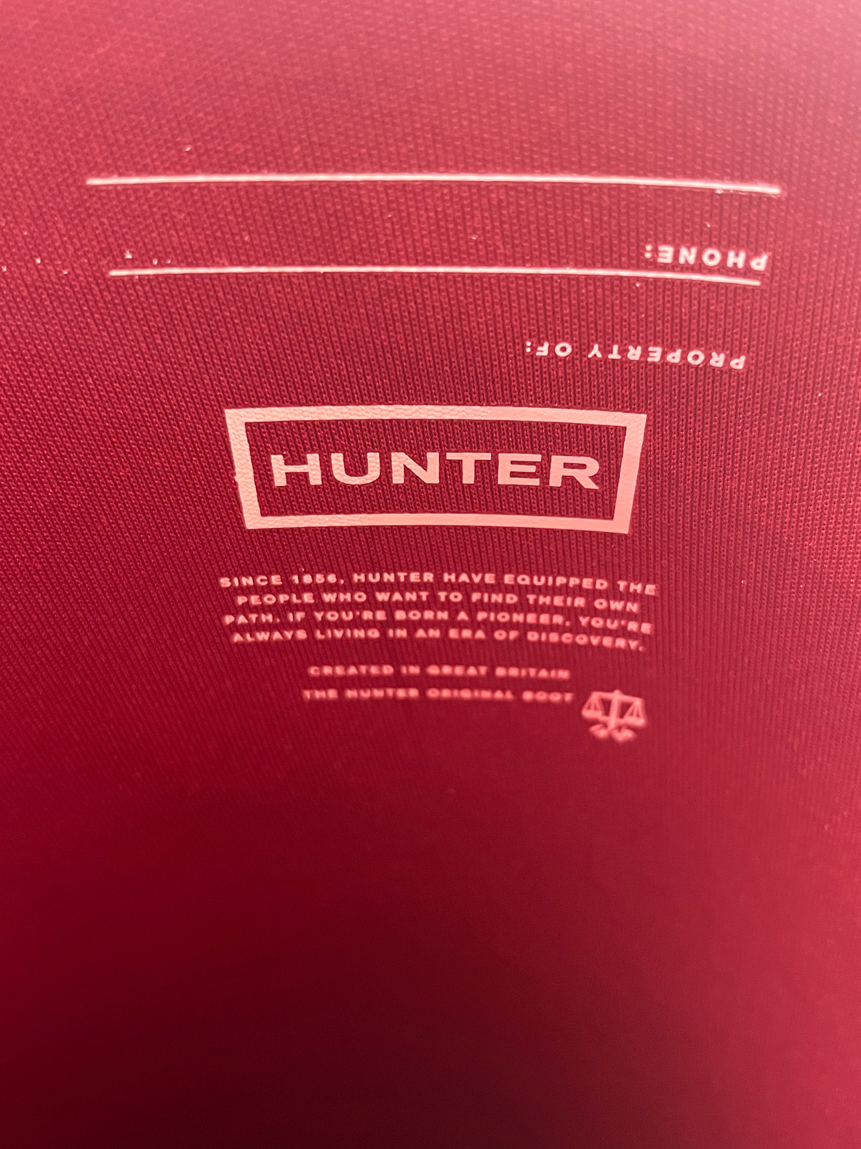 HUNTER/Rain Boots/US 10/RED/RED RUBBER RAIN BOOTS view 3