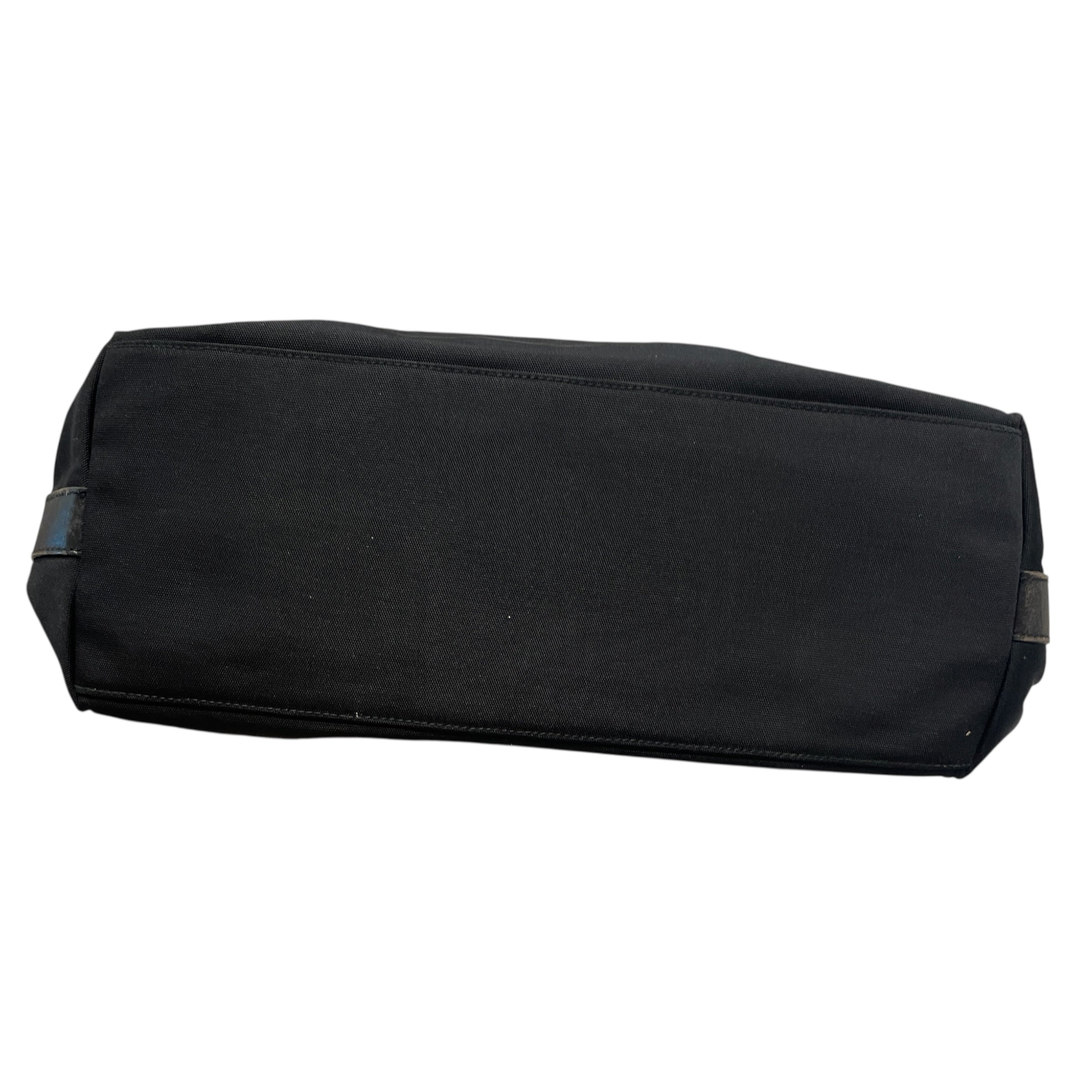 GUCCI/Cross Body Bag/Nylon/BLK/Black Nylon Hobo Shoulder Bag view 7