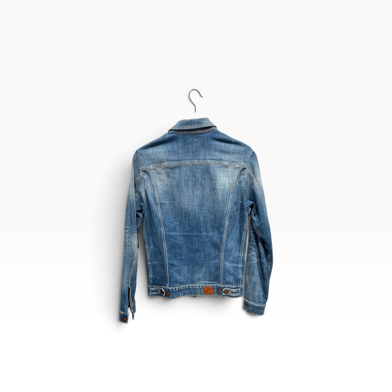 MICHAEL BASTIAN/Denim Jkt/46/Denim/BLU/CROSS STITCHING view 2