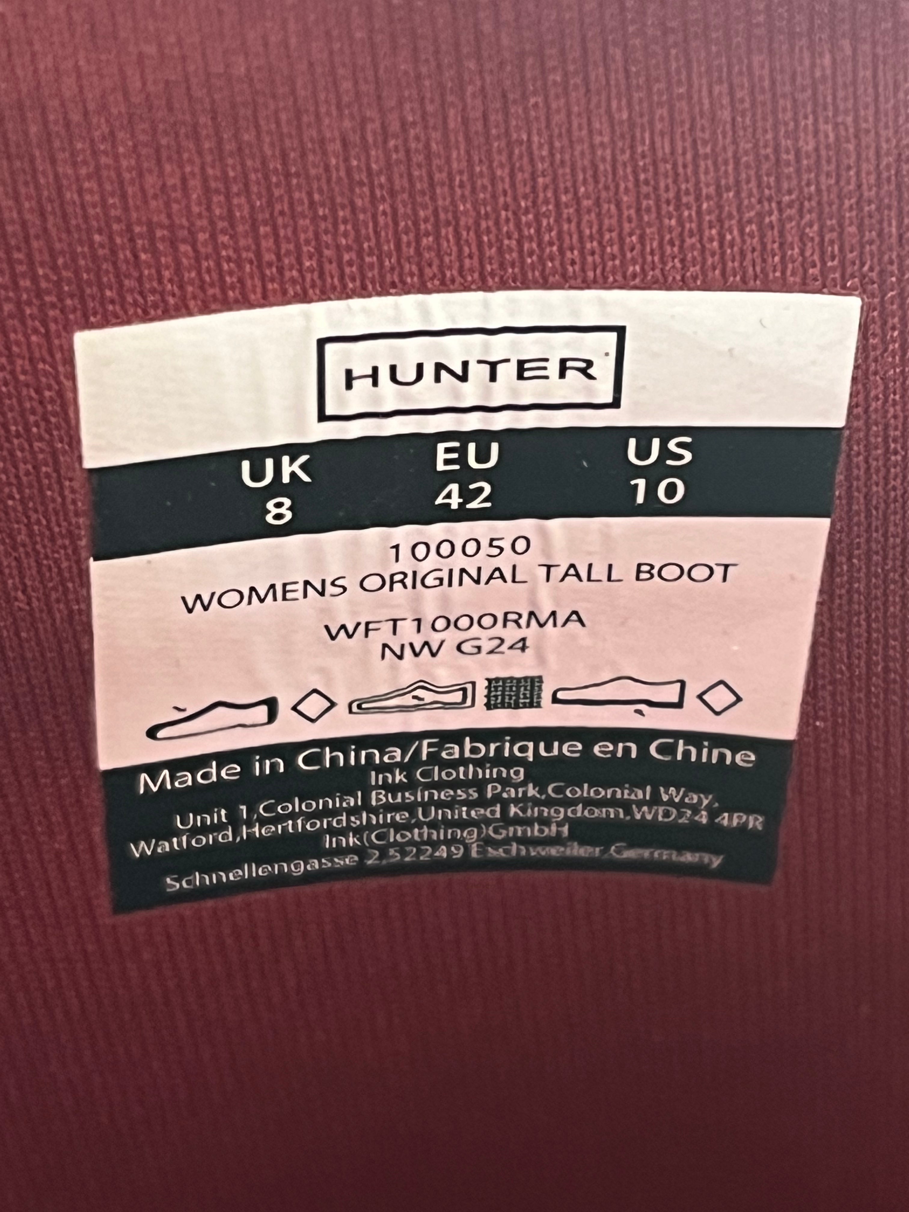 HUNTER/Rain Boots/US 10/RED/RED RUBBER RAIN BOOTS view 4