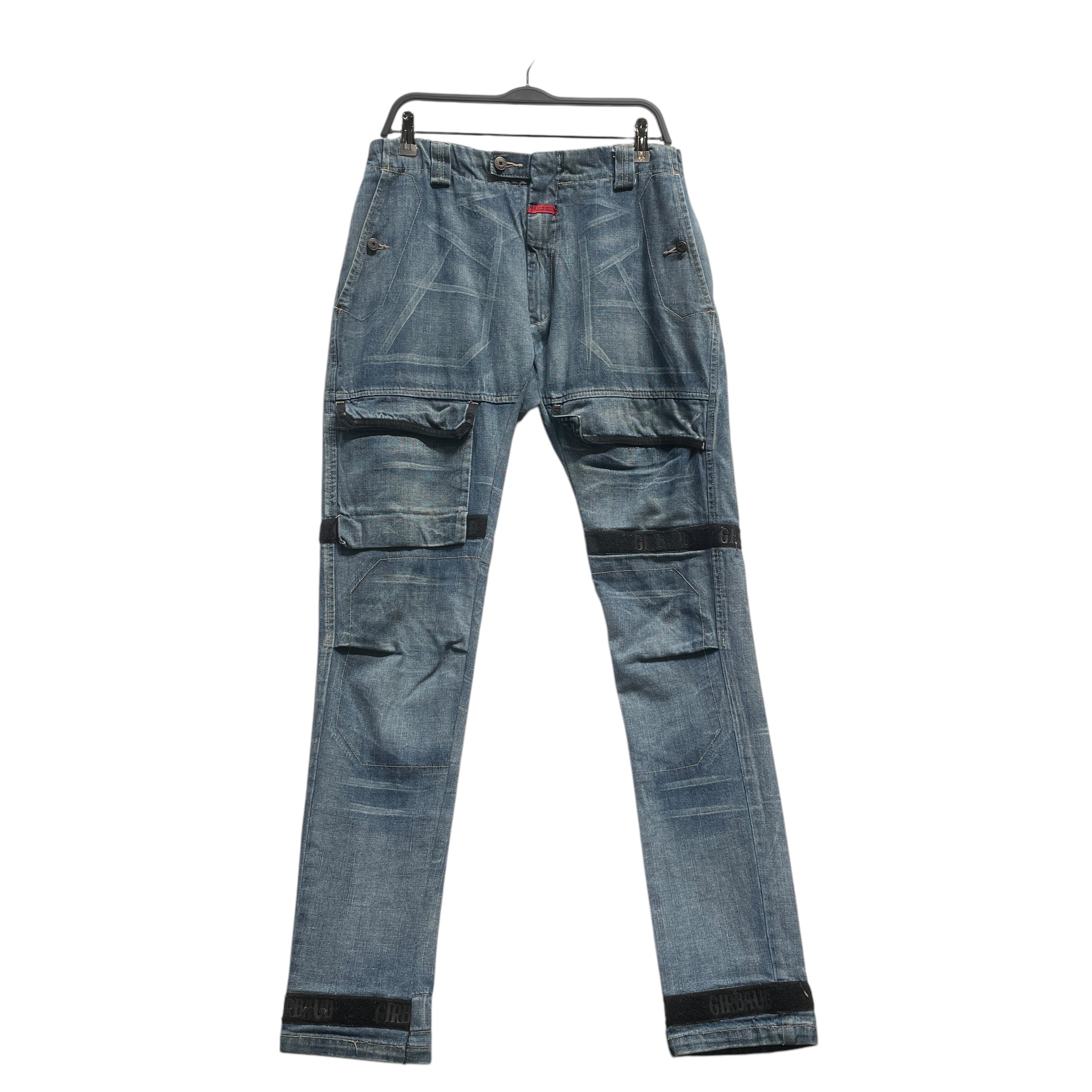 MARTHE FRANCOIS GIRBRAUD/Straight Pants/36/Denim/NVY/MARTHE FRANCIOUS view 1