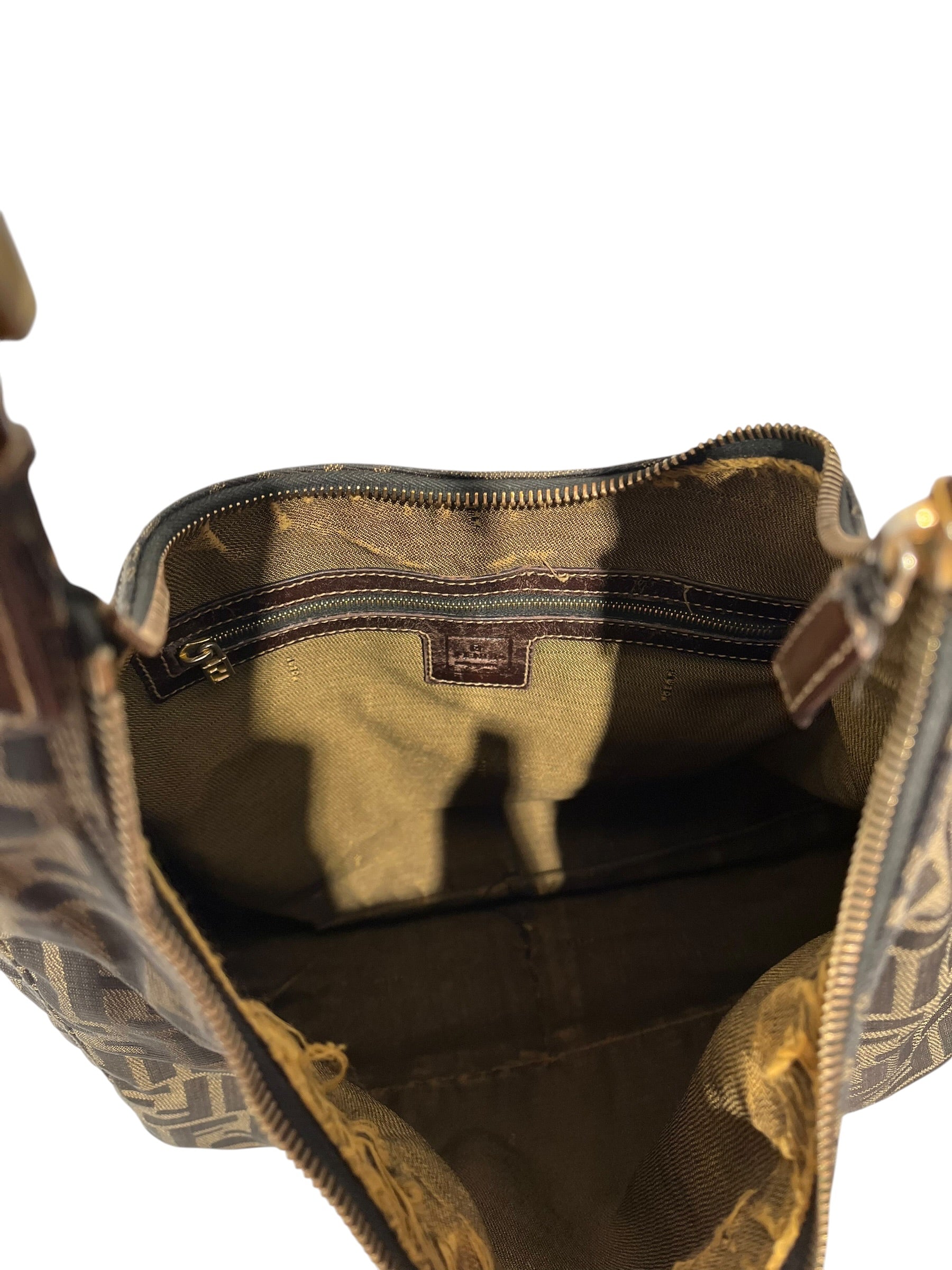 FENDI/Tote Bag/Monogram/Cotton/GLD/Zucca Hobo Bag view 4