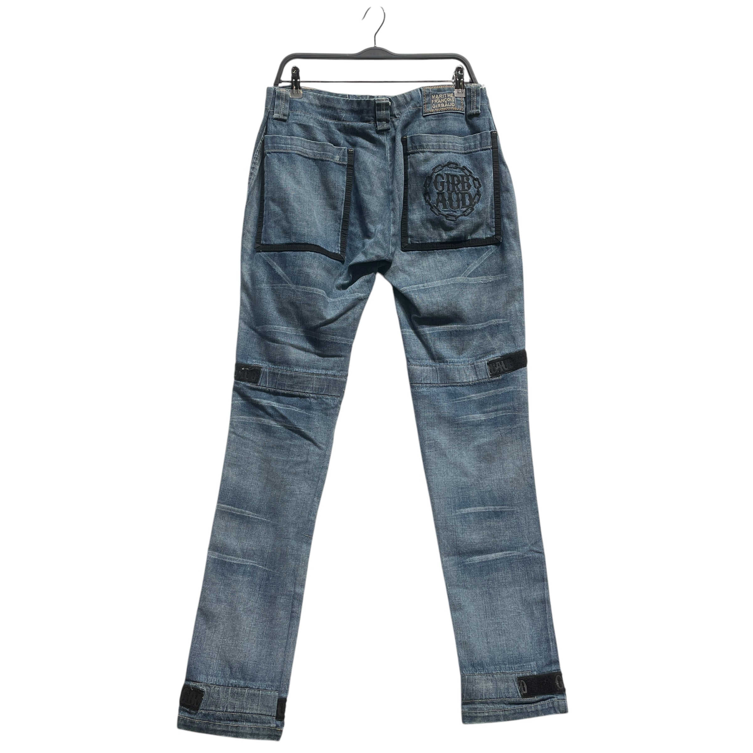 MARTHE FRANCOIS GIRBRAUD/Straight Pants/36/Denim/NVY/MARTHE FRANCIOUS view 2