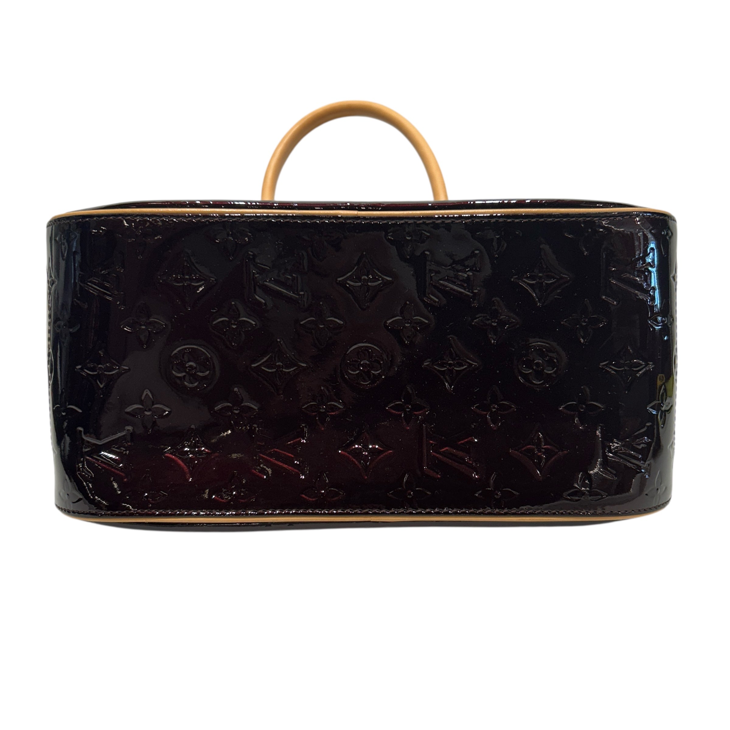 LOUIS VUITTON/Hand Bag/Monogram/Leather/BRD/amarnte monogram vernis summit view 3