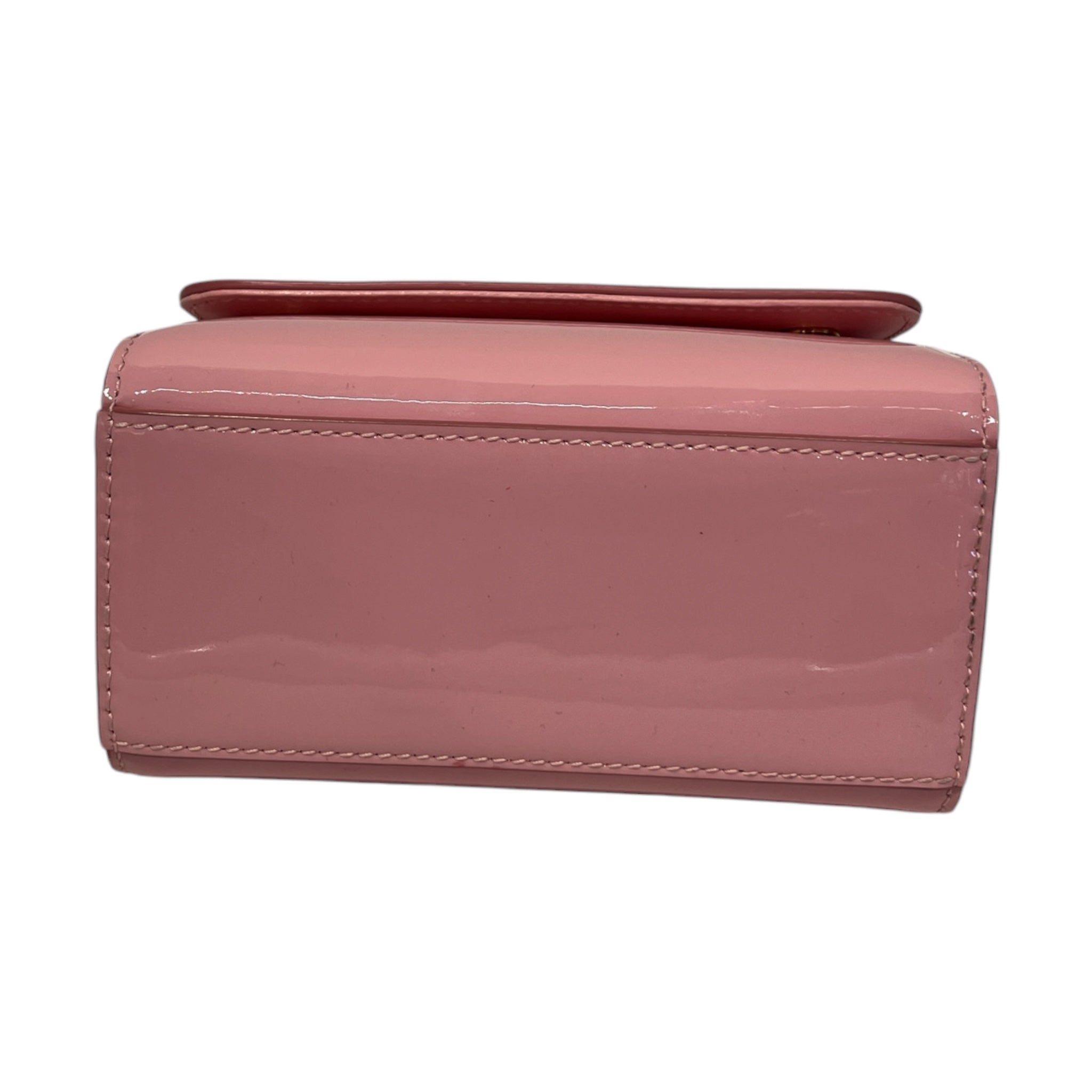 DOLCE&GABBANA/Cross Body Bag/Leather/PNK/sicily patent leather mini view 3