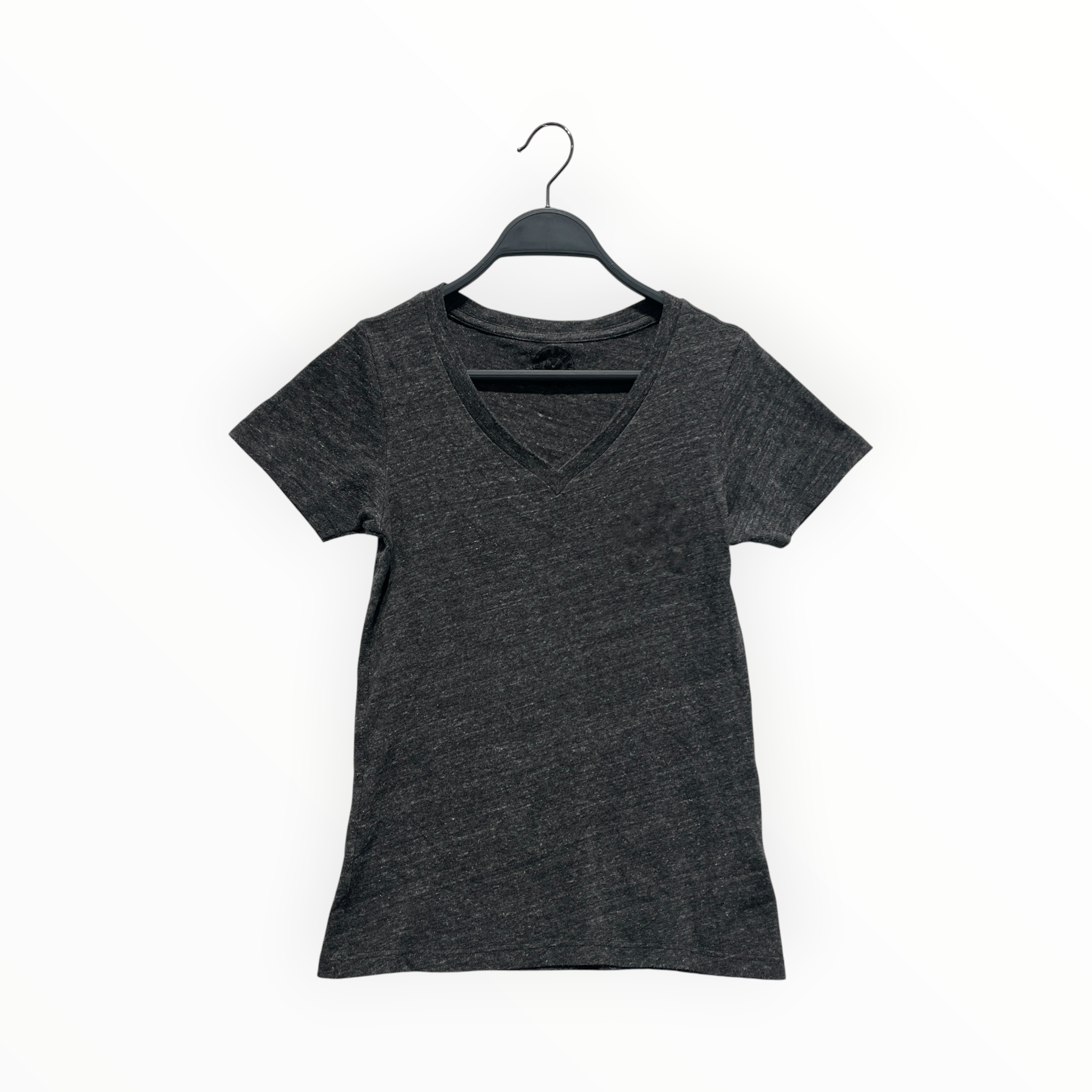 CHROME HEARTS/T-Shirt/XS/Cotton/GRY/CROSS SPINE V-NECK FADE view 1