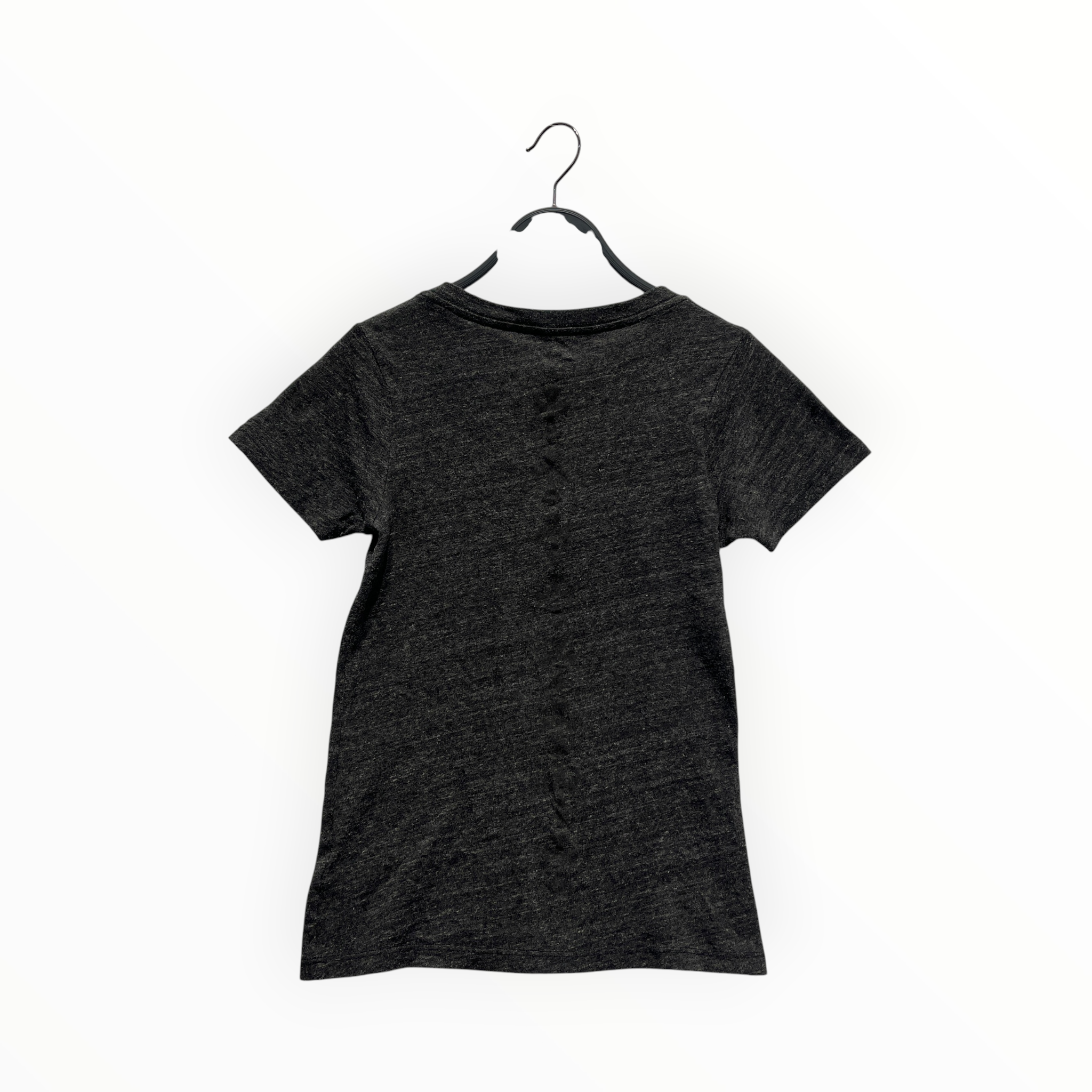 CHROME HEARTS/T-Shirt/XS/Cotton/GRY/CROSS SPINE V-NECK FADE view 2