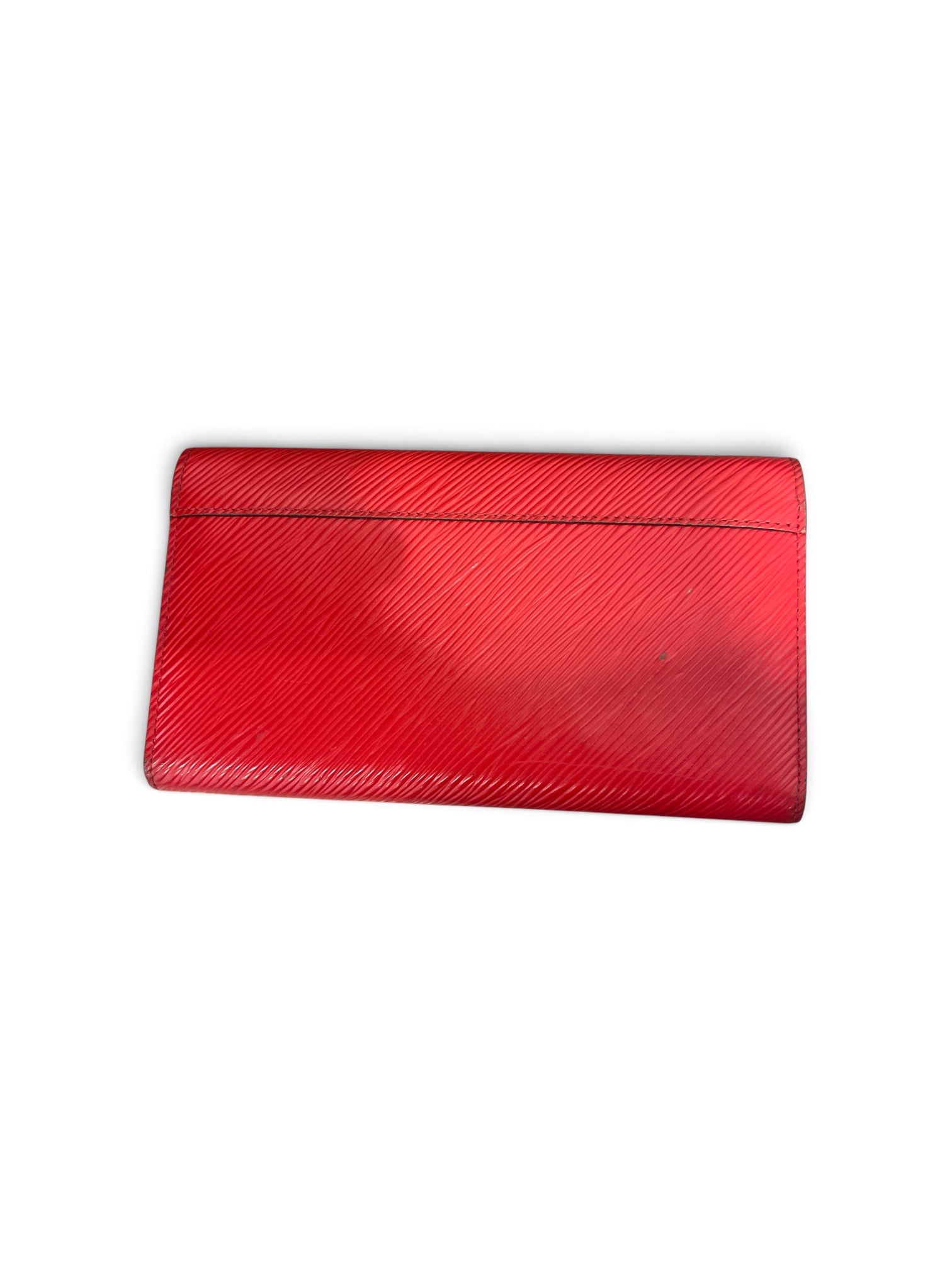 LOUIS VUITTON/Long Wallet/Leather/RED/L's/twist wallet view 4
