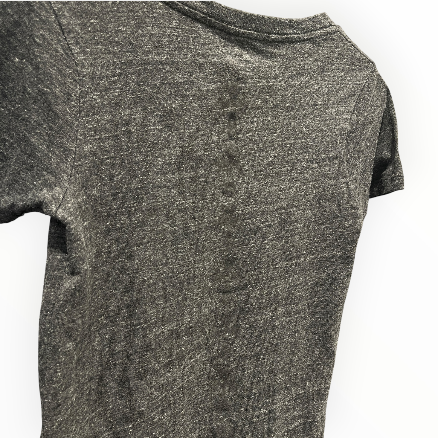 CHROME HEARTS/T-Shirt/XS/Cotton/GRY/CROSS SPINE V-NECK FADE view 7