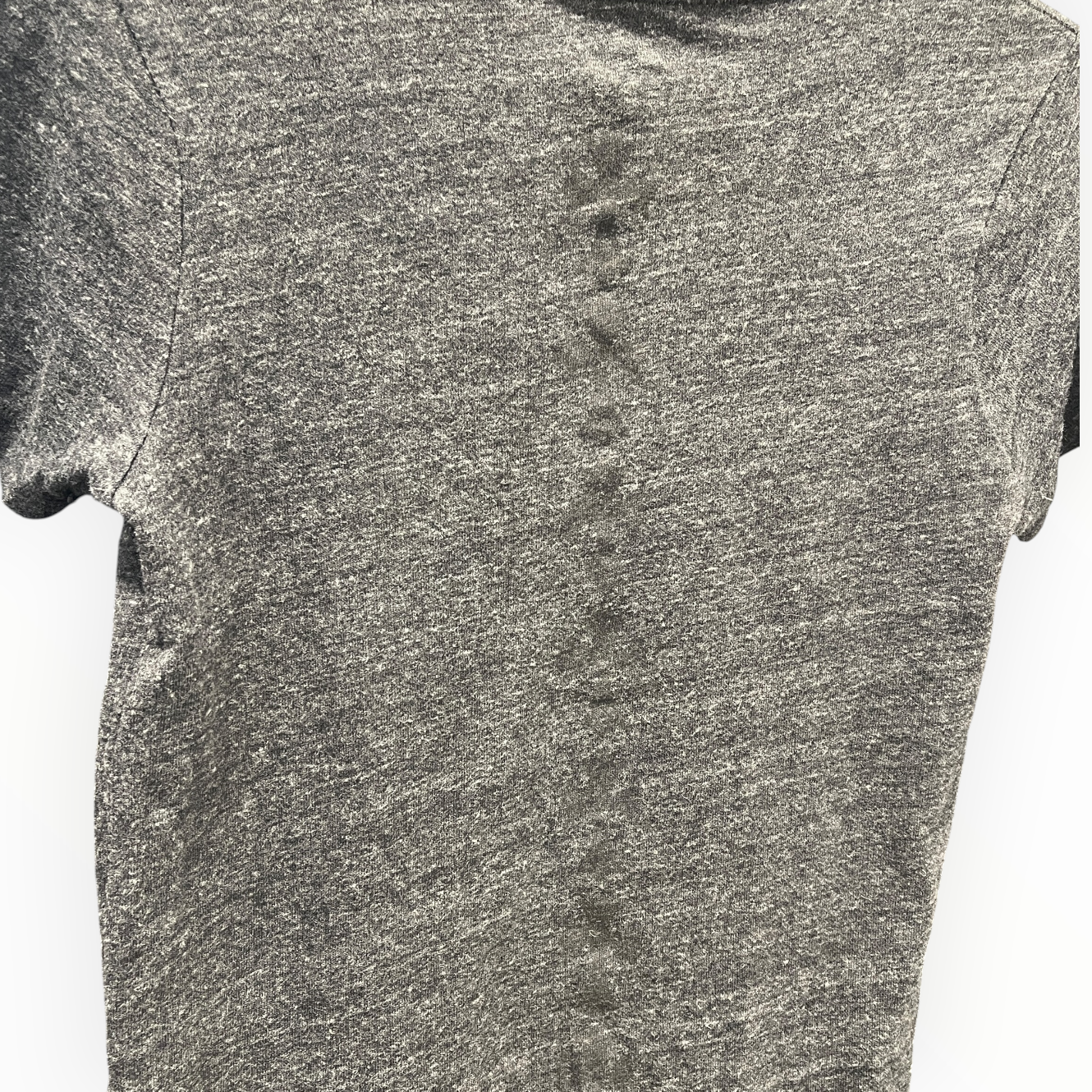 CHROME HEARTS/T-Shirt/XS/Cotton/GRY/CROSS SPINE V-NECK FADE view 8