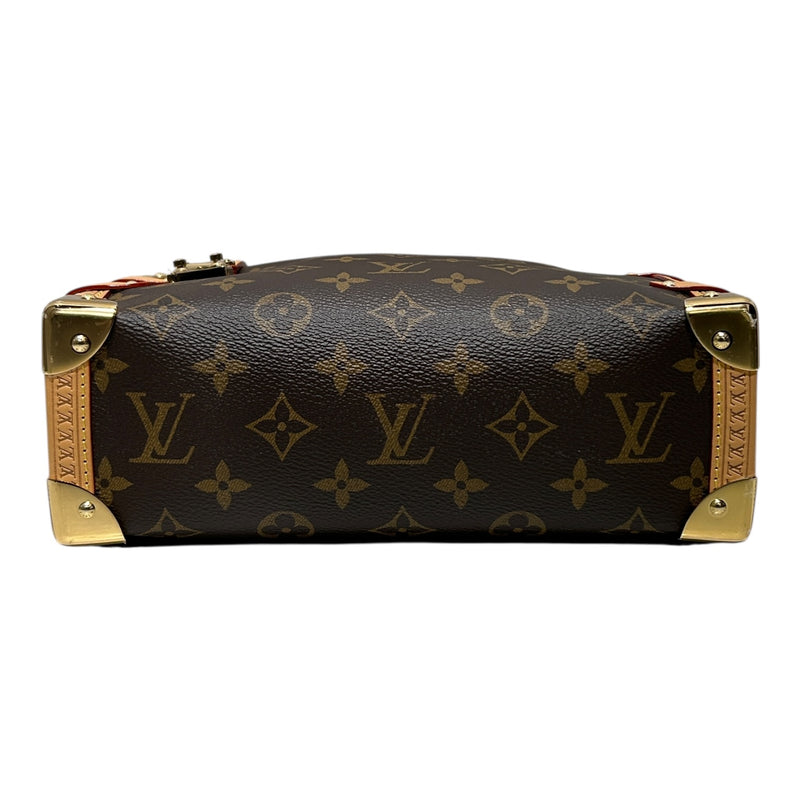 LOUIS VUITTON/Bag/Monogram/Leather/BRW/SIDE TRUNK ZIP LOCK