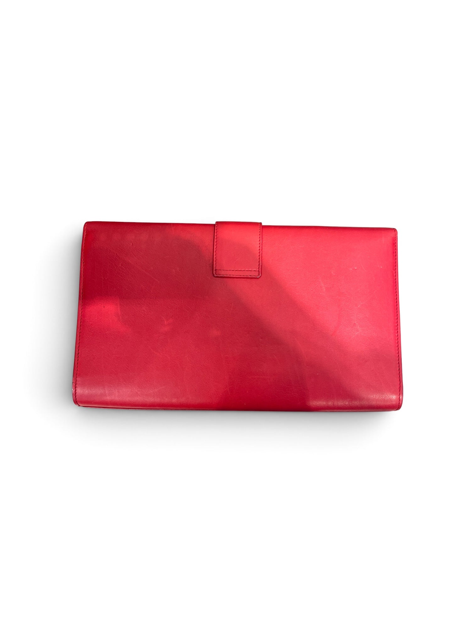 SAINT LAURENT/Clutch Bag/Leather/RED/ view 3