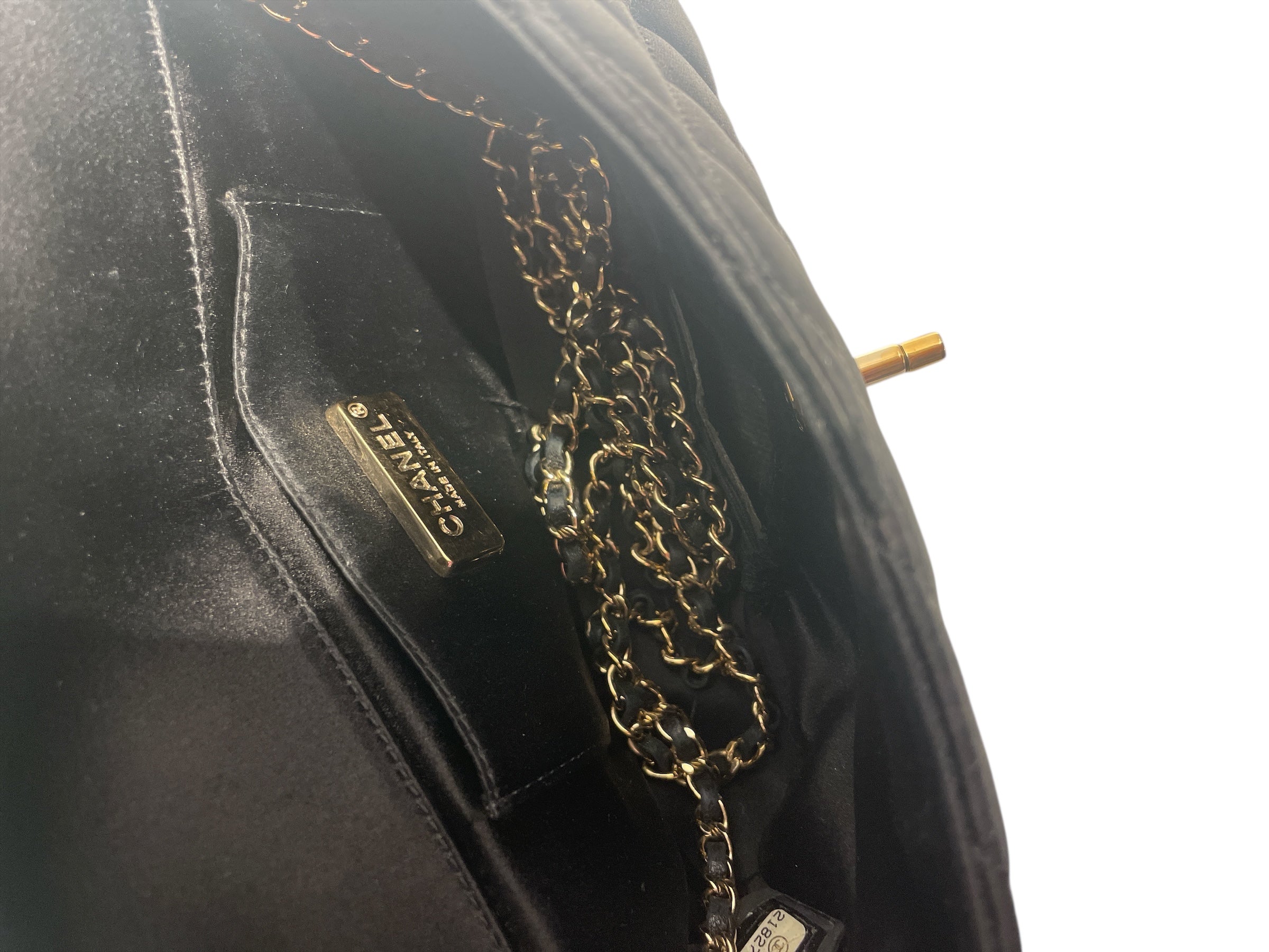 CHANEL/Bag/Cotton/BLK/RBB384V/GOLD HARDWEAR view 5