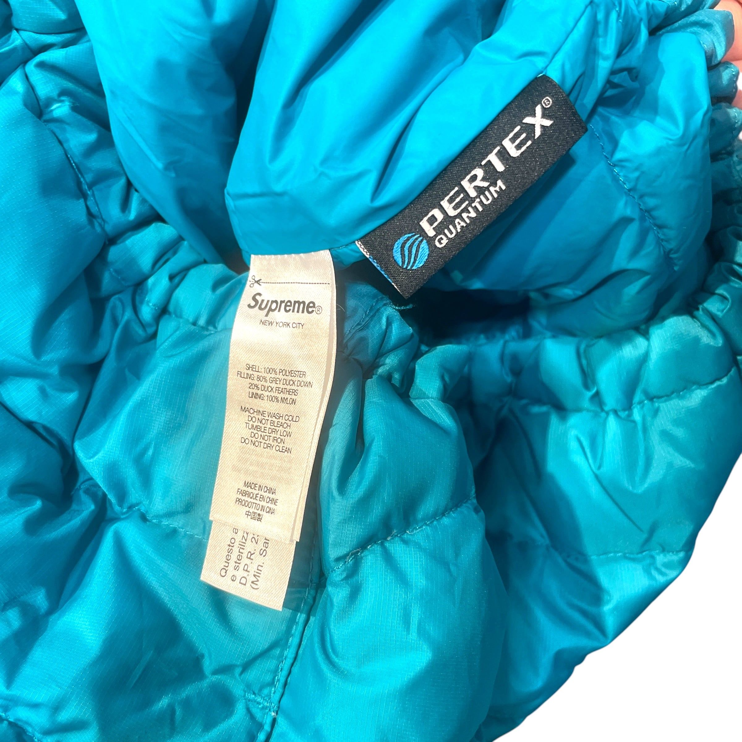 Supreme/Puffer Jkt/S/Polyester/BLU/Micro Down Half Zip view 4