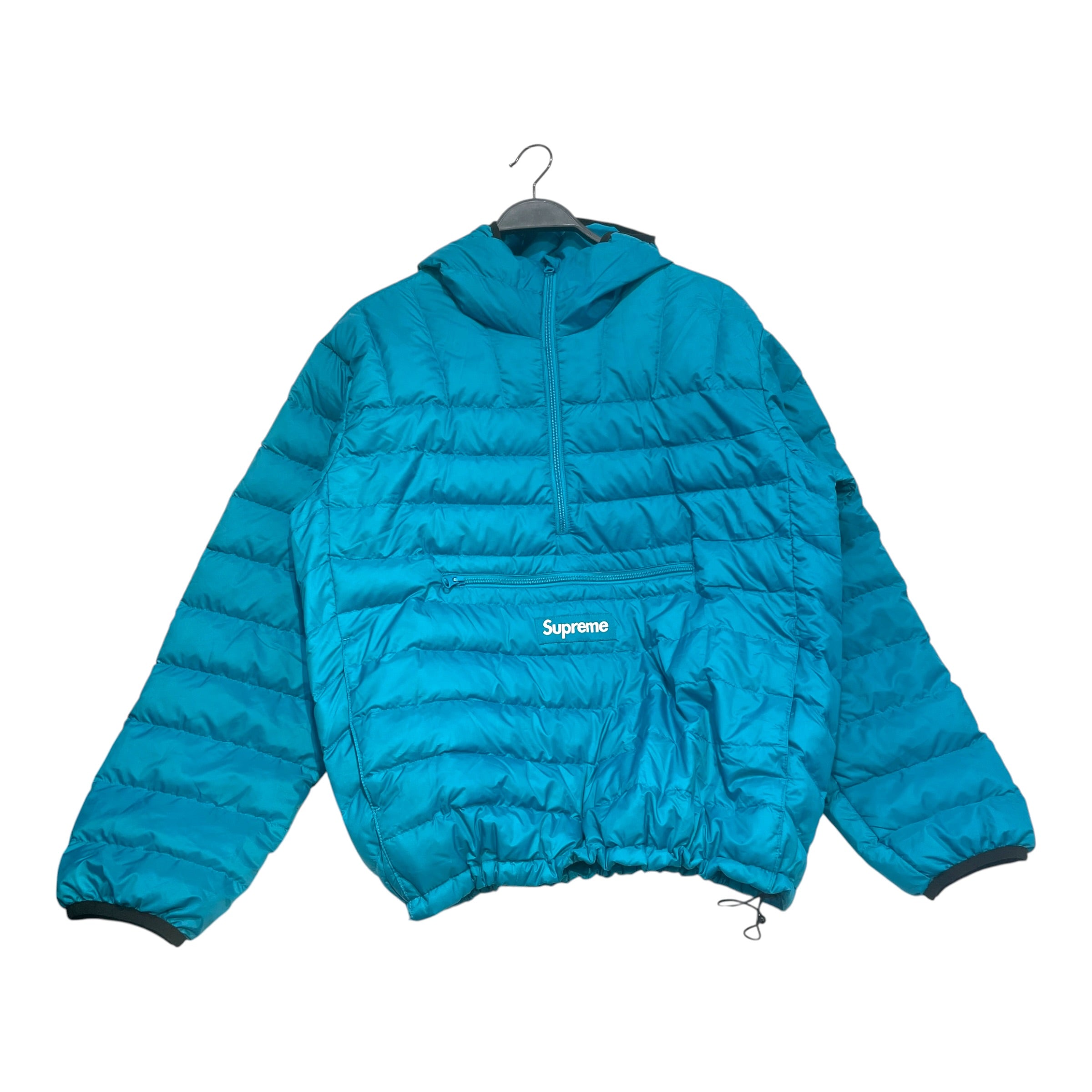 Supreme/Puffer Jkt/S/Polyester/BLU/Micro Down Half Zip view 1