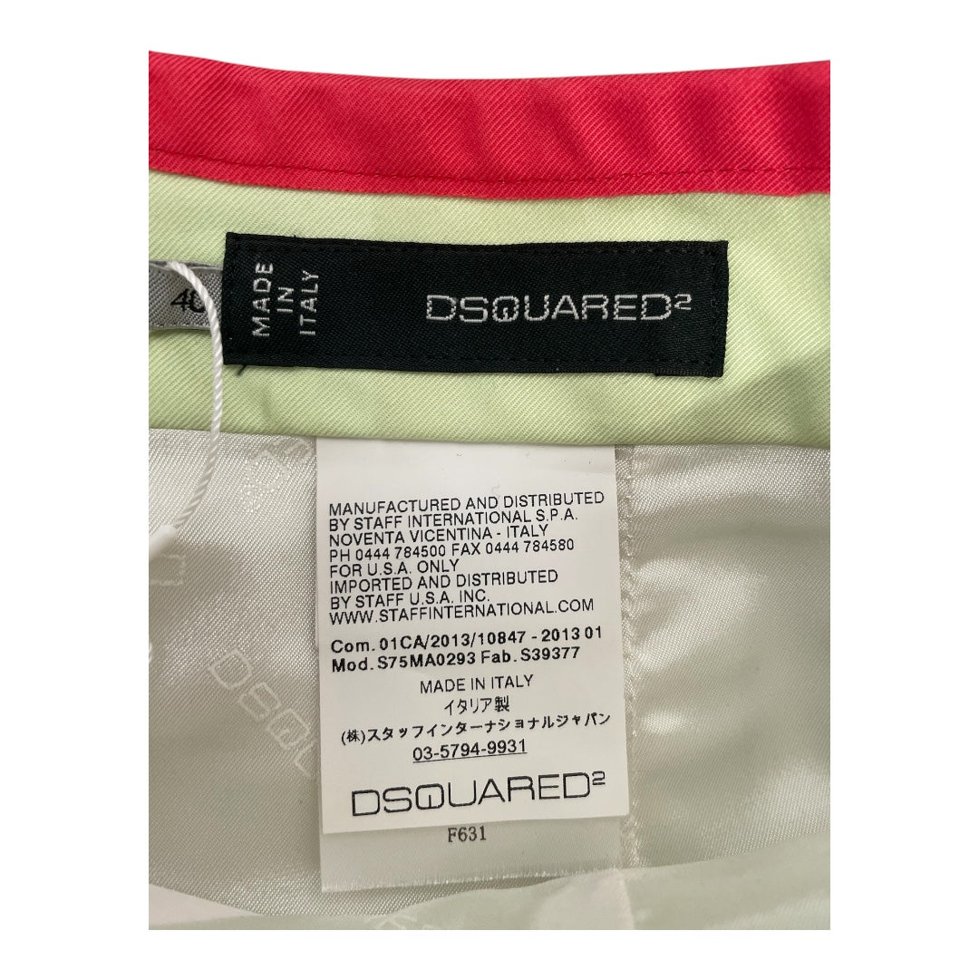 DSQUARED2/Skirt/40/Cotton/GRN/Mod. S75MA0293 view 3