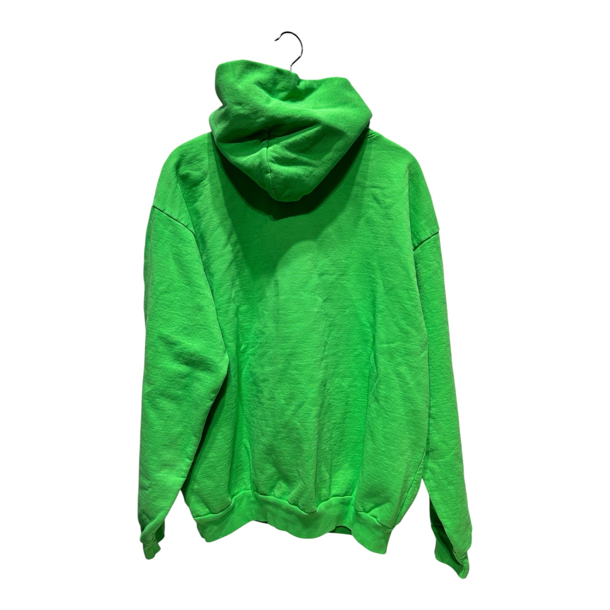 Sp5der/Hoodie/XL/Cotton/GRN/NEON GREEN WHITE TEXT view 2
