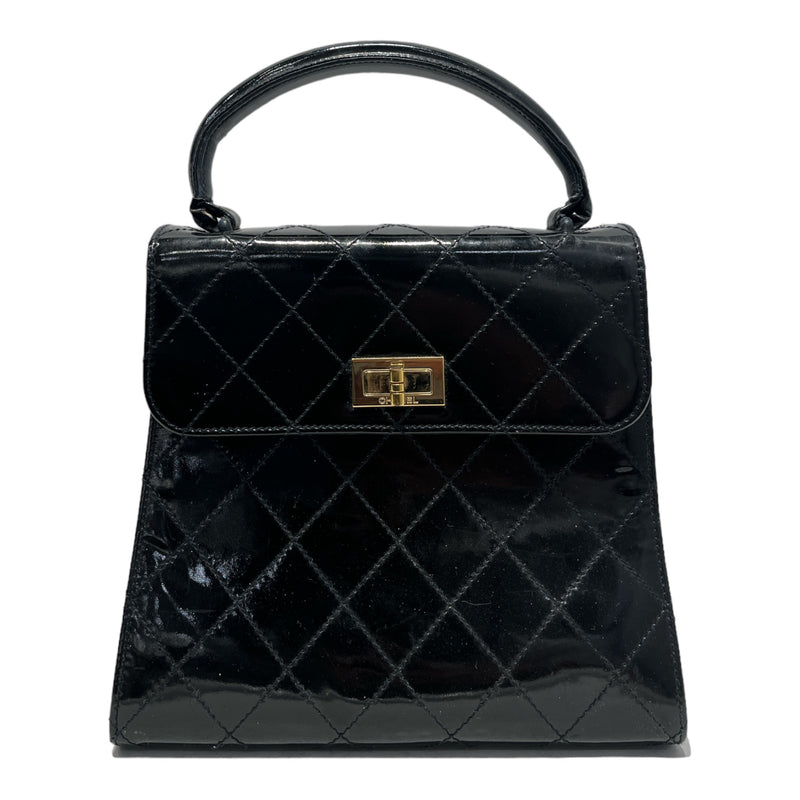 CHANEL/Hand Bag/Leather/BLK/