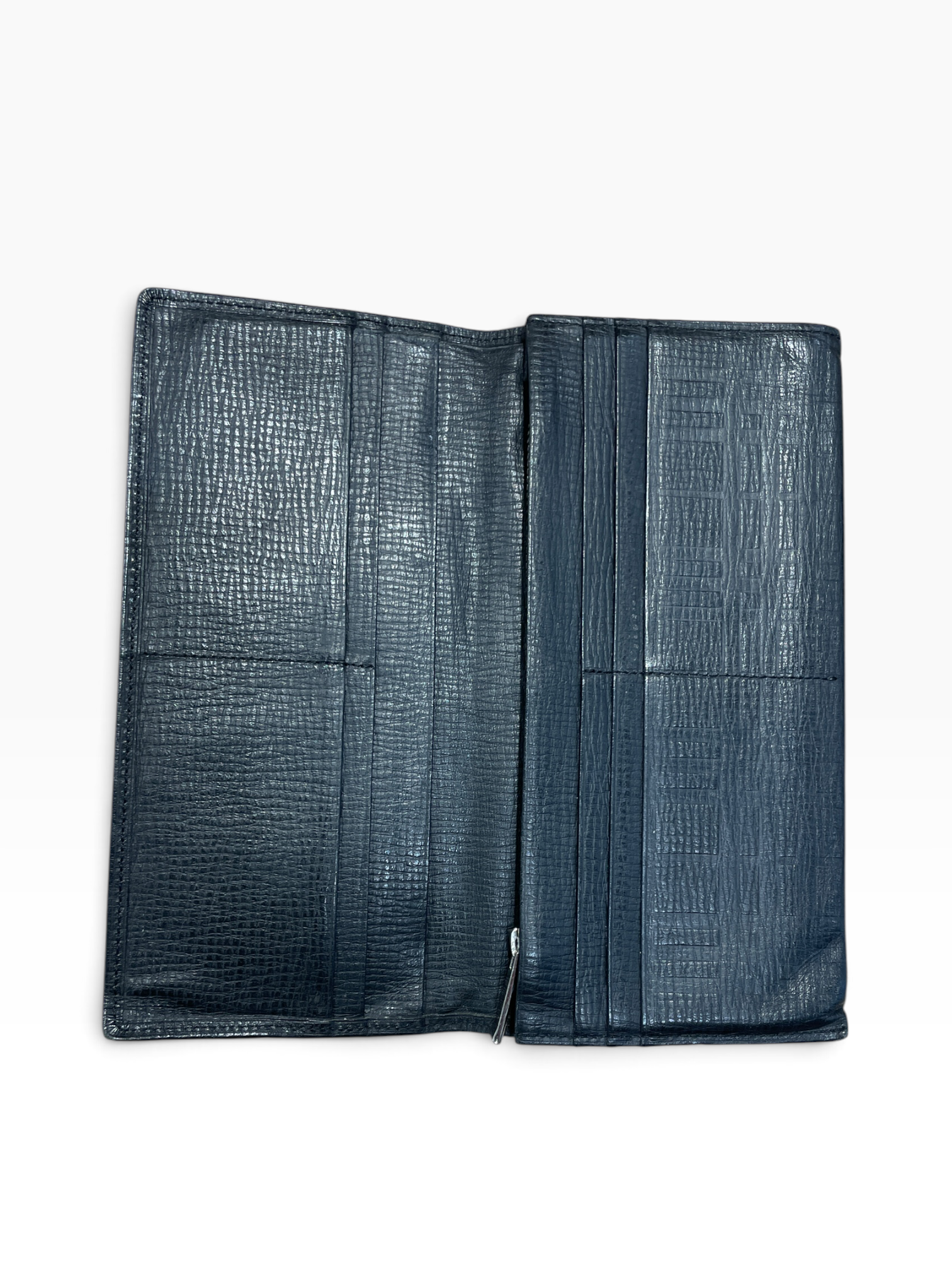 BURBERRY/Wallet/Leather/BLK/M's/THIN LONG BIFOLD view 2