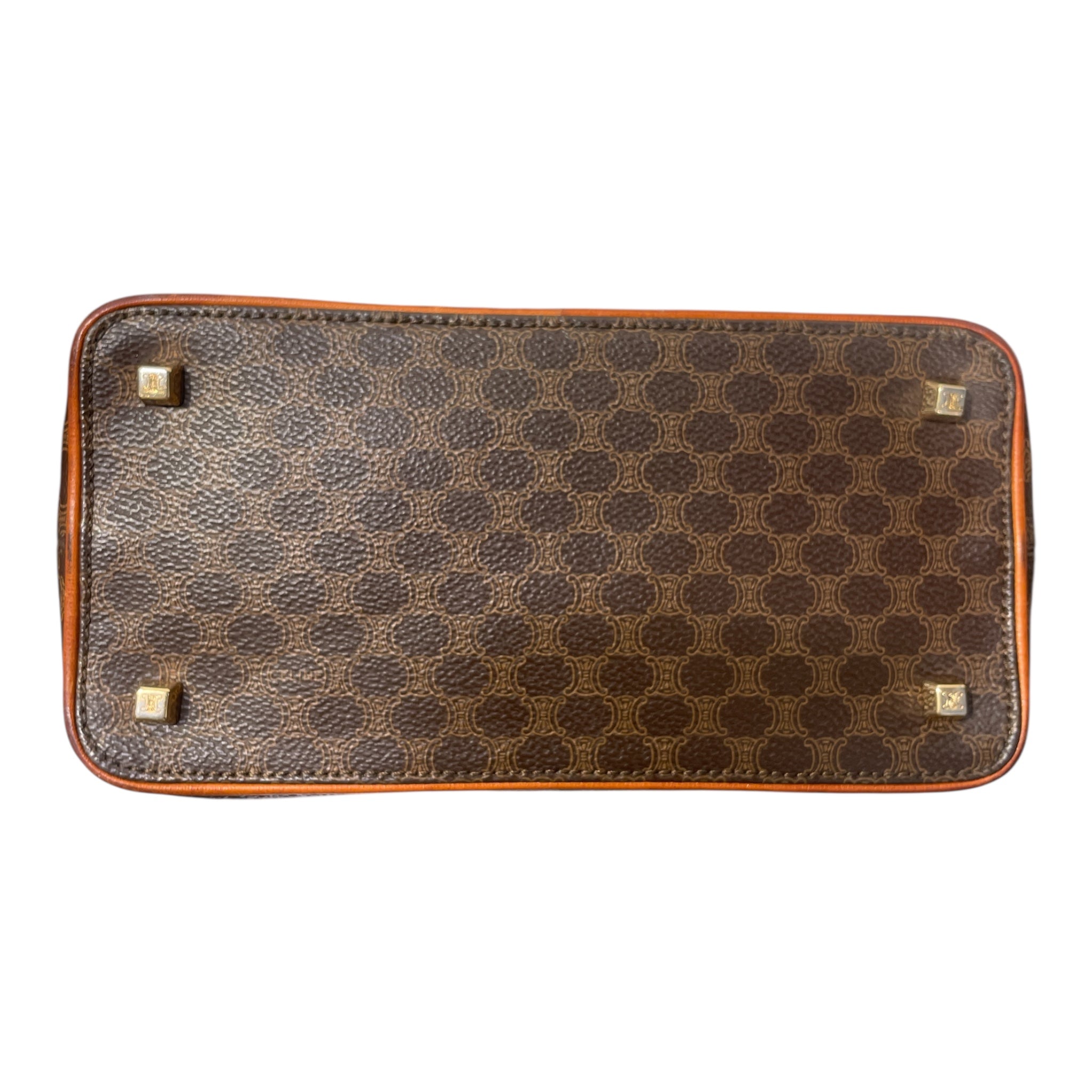 CELINE/Hand Bag/Monogram/Leather/BRW/ view 3