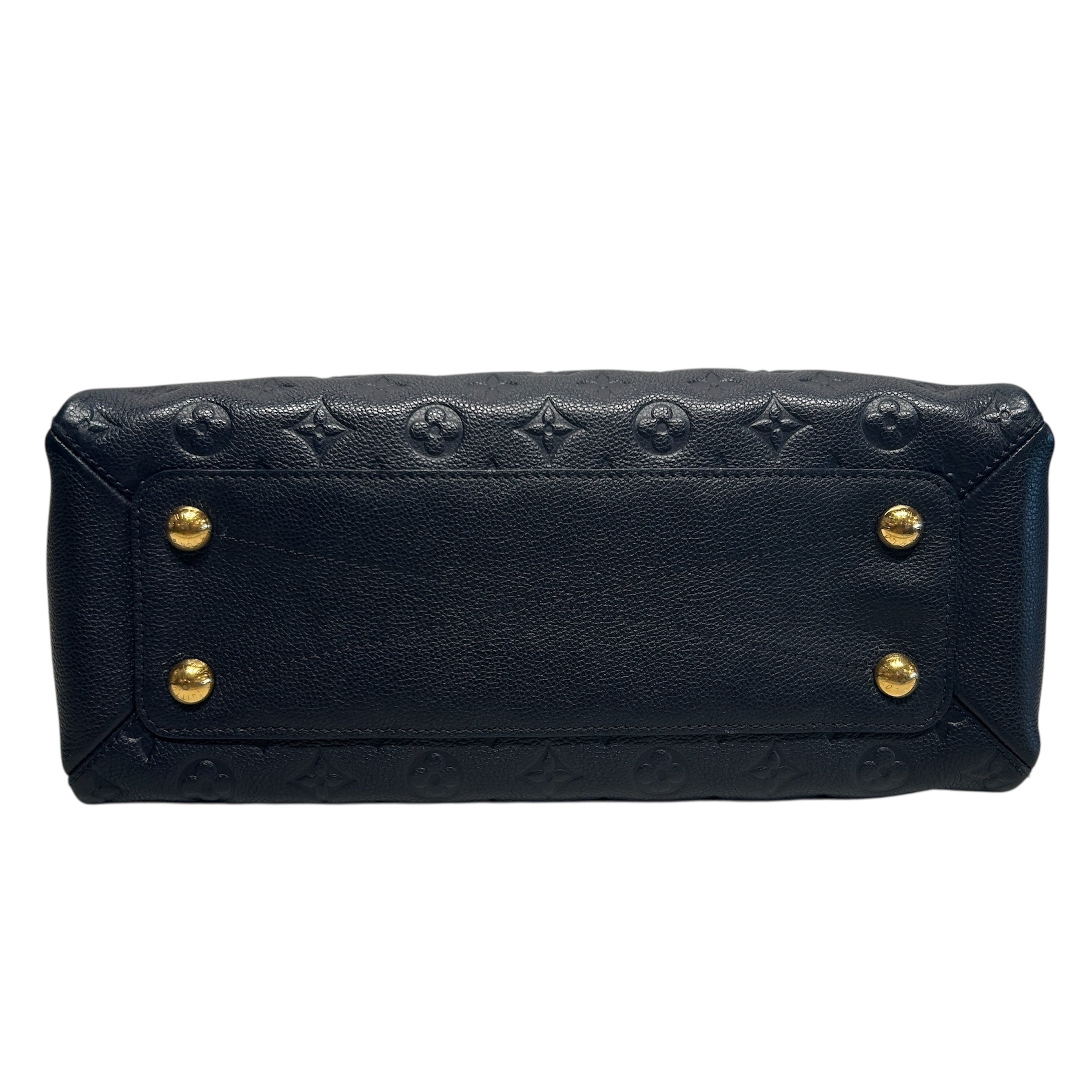 LOUIS VUITTON/Hand Bag/Monogram/Leather/NVY/Vosges MM Empriente Whipstitch view 3