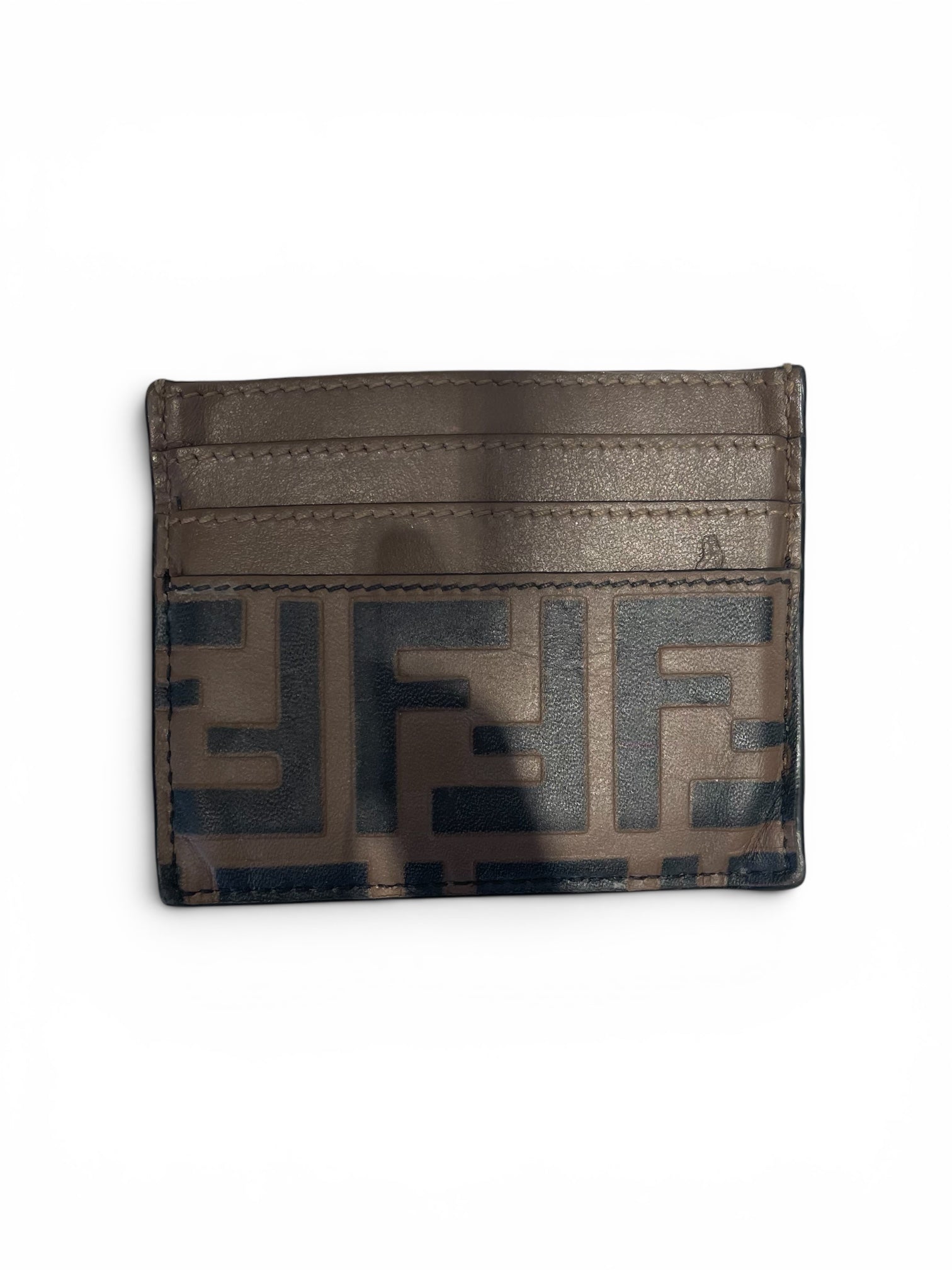 FENDI/Wallet/Leather/BRW/L's/FF Logo Card view 1