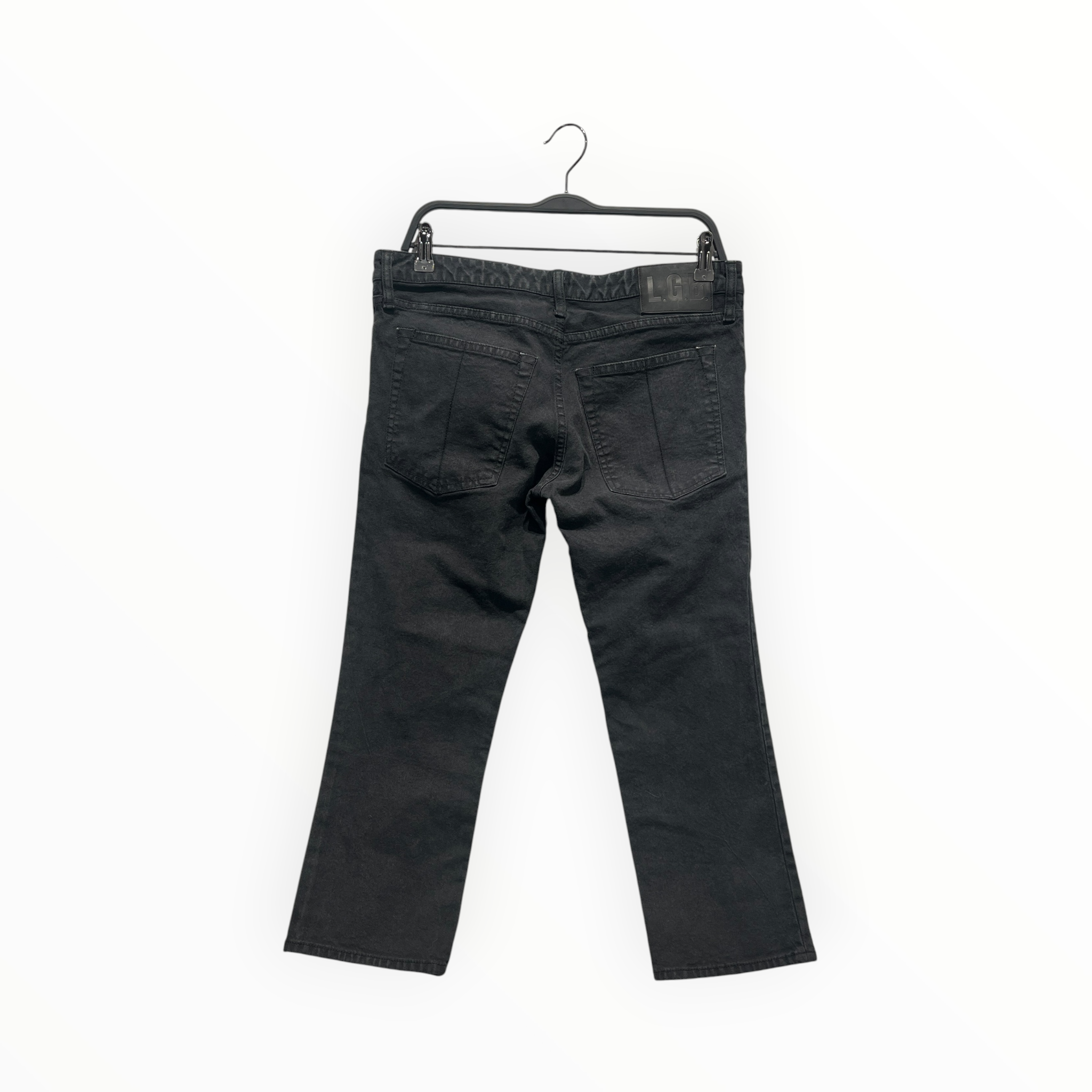 LE GRAND BLEU/Cropped Pants/29/Denim/BLK/classic capri view 2